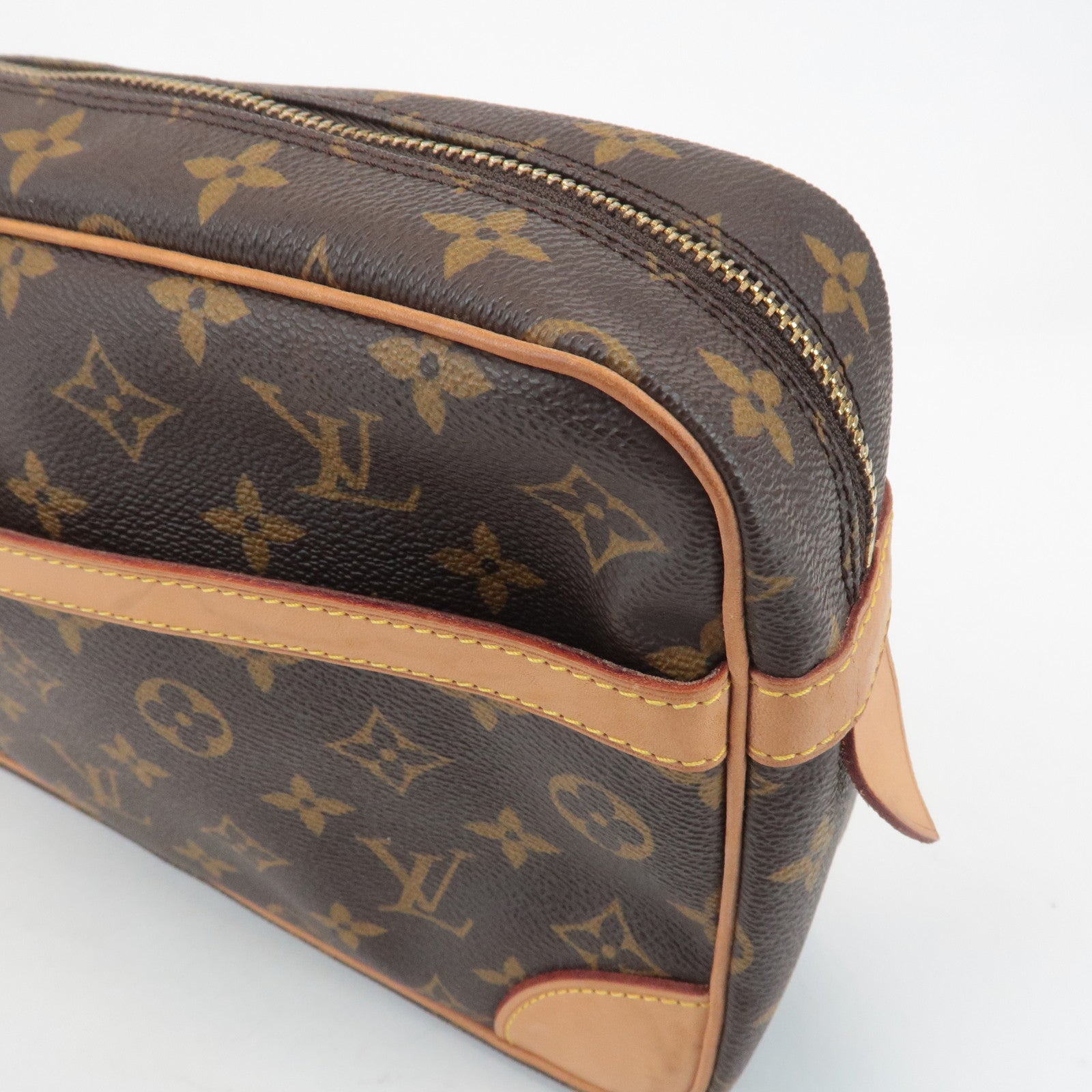 Louis Vuitton Monogram Compiegne 28 Pouch Clutch Bag M51845 Used