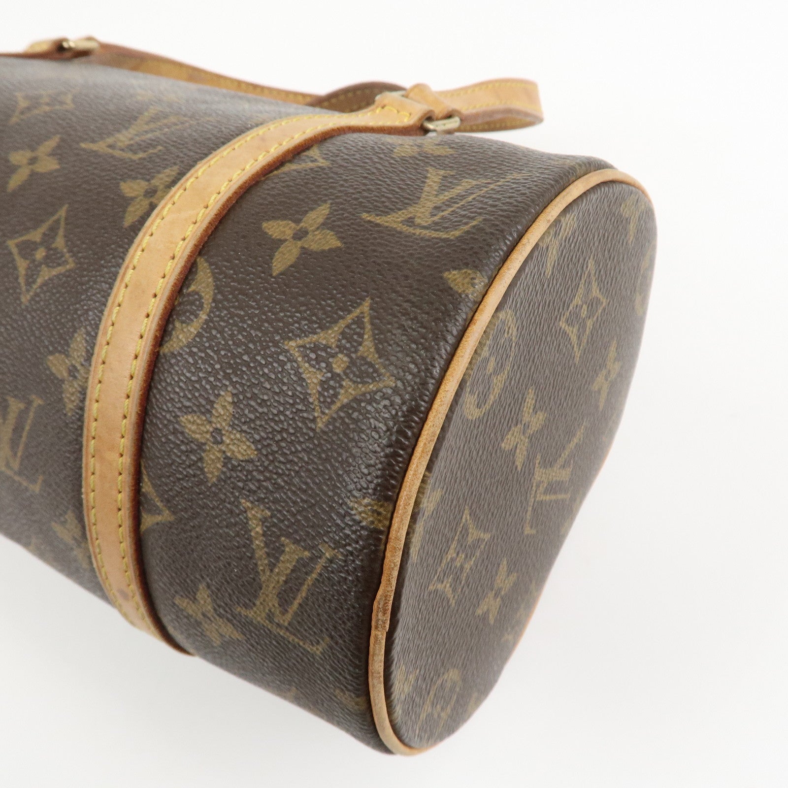 Louis Vuitton Monogram Papillon 26 Hand Bag Brown M51386 Used