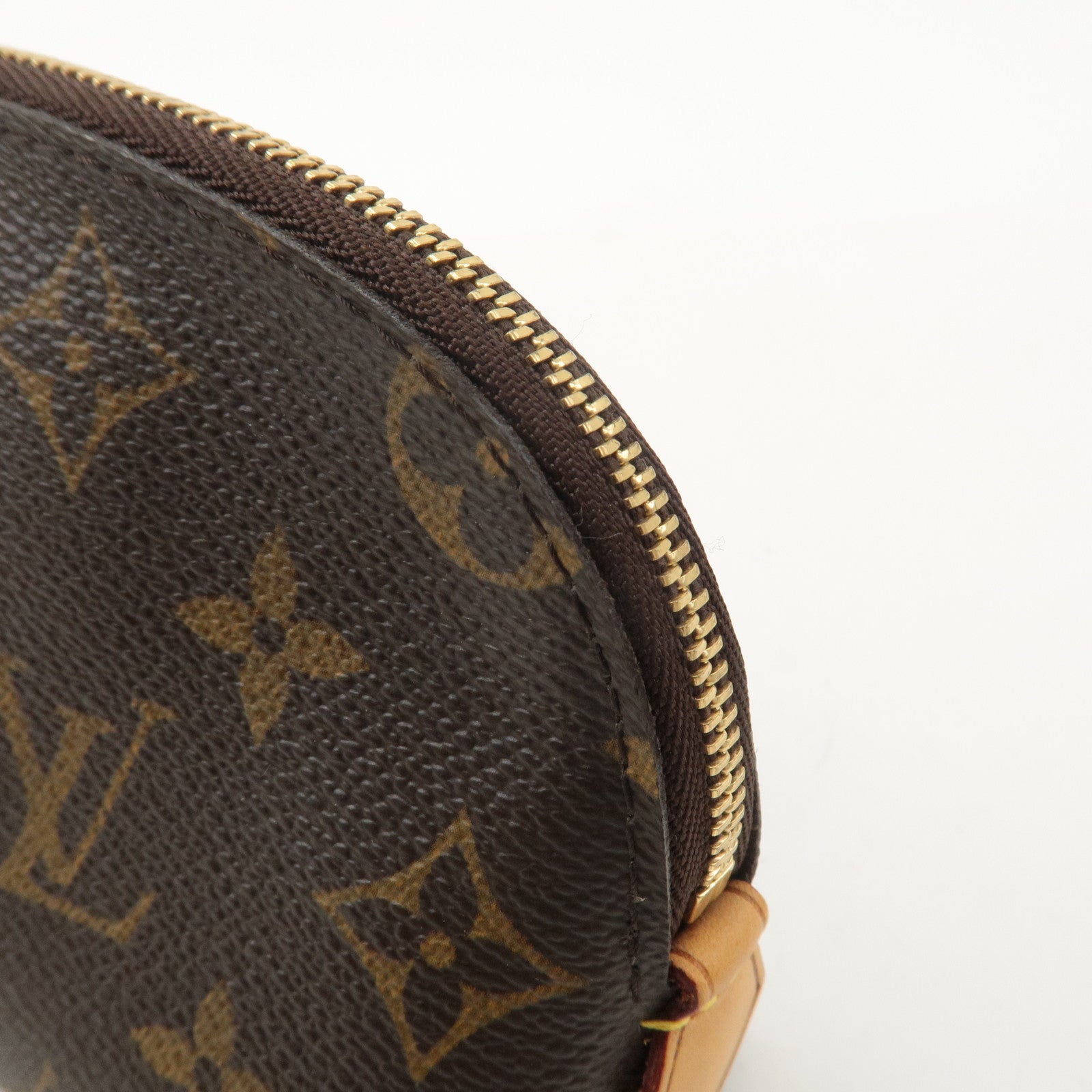 Louis Vuitton Monogram Pochette Cosmetic Pouch Brown M47515