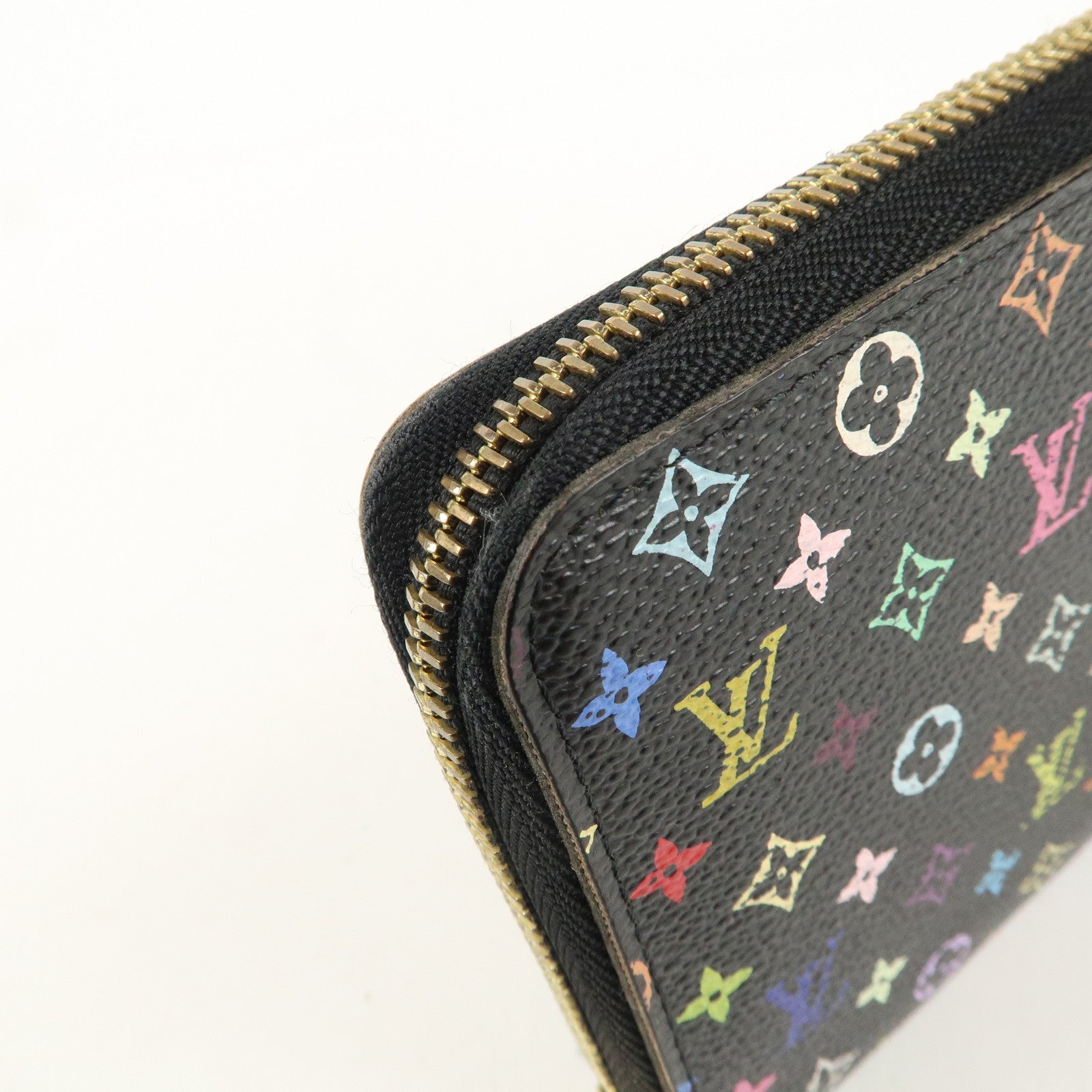 Louis Vuitton Monogram Multi Color Zippy Wallet Noir M60244