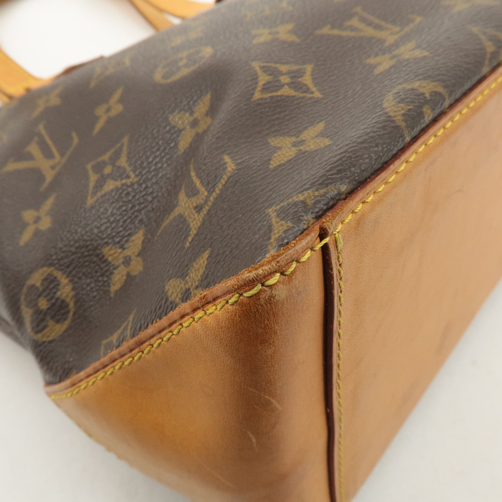 Louis Vuitton Monogram Cabas Piano Tote Bag Brown M51148