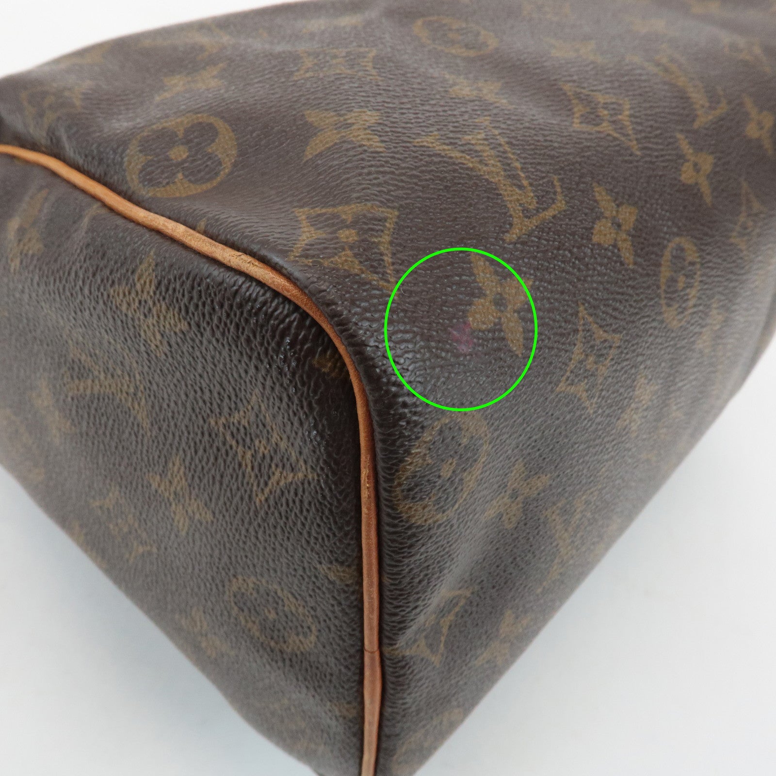 Louis Vuitton Monogram Speedy 25 Hand Bag Boston Bag M41528 Used