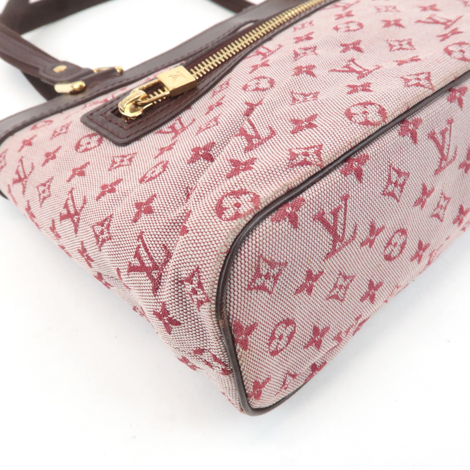 Louis Vuitton Monogram Mini Lucille PM Hand Bag Cerise M92682 Used