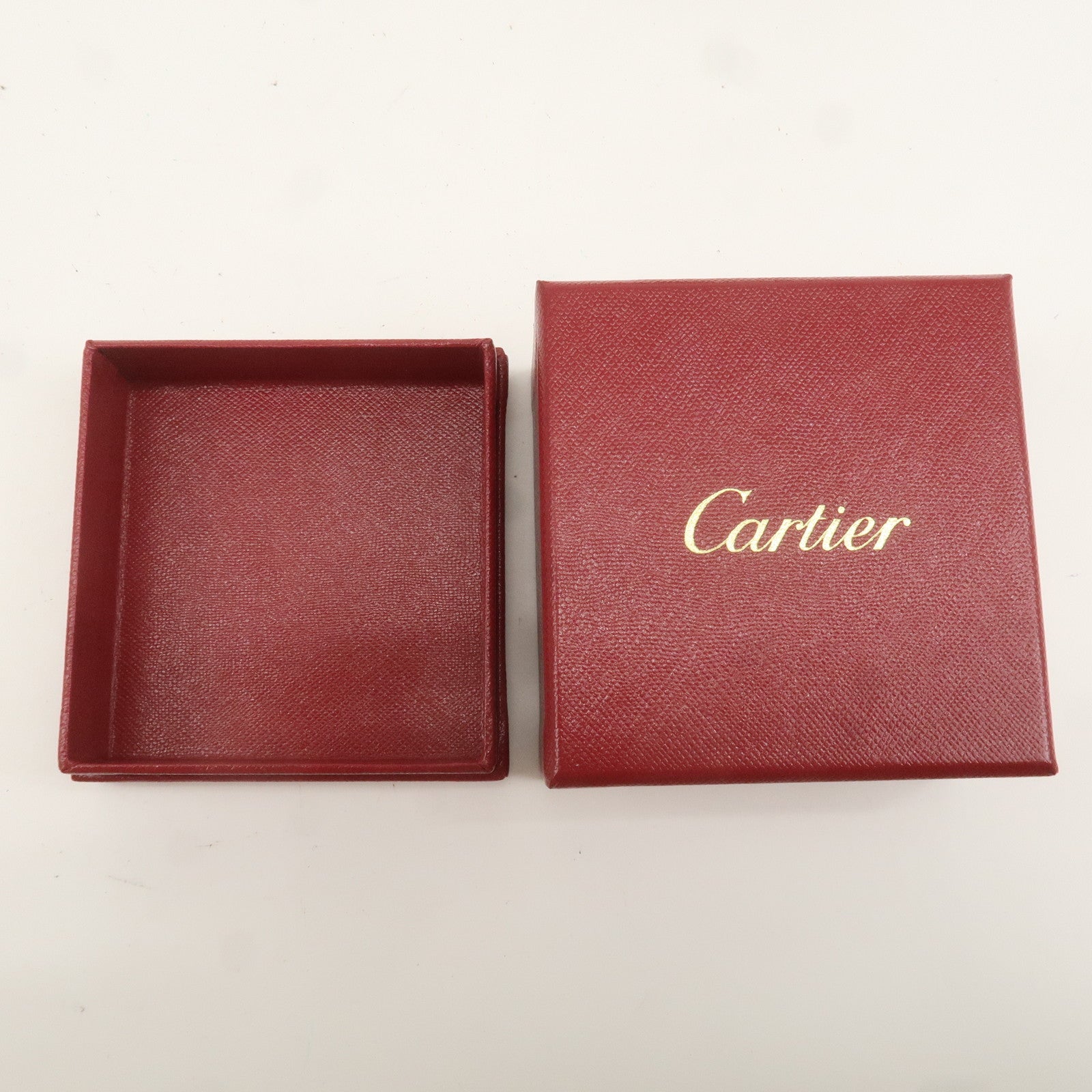 Cartier Set of 2 Ring Box Display Box Jewelry Box For Ring