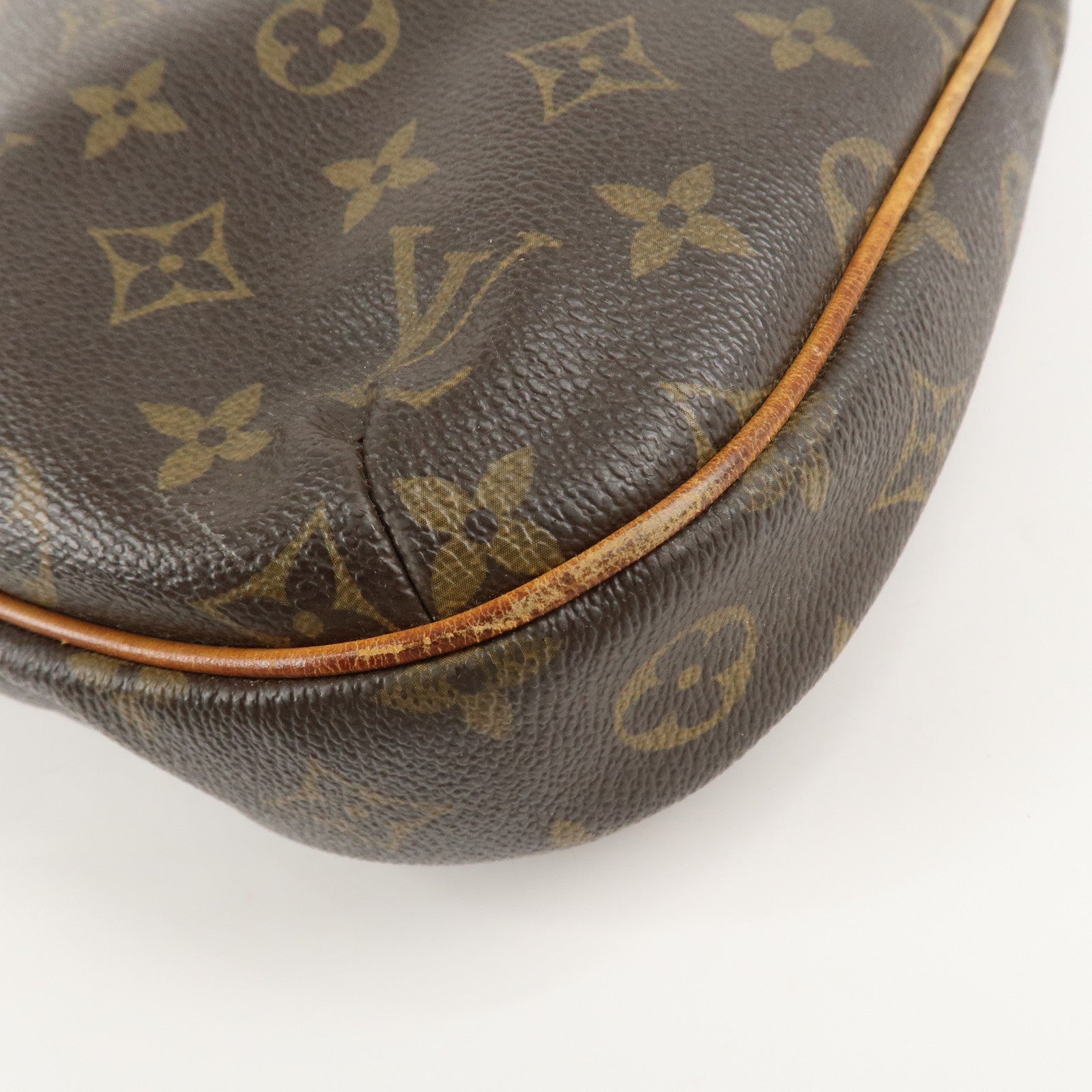 Louis Vuitton Monogram Odeon MM Shoulder Bag Brown M56389