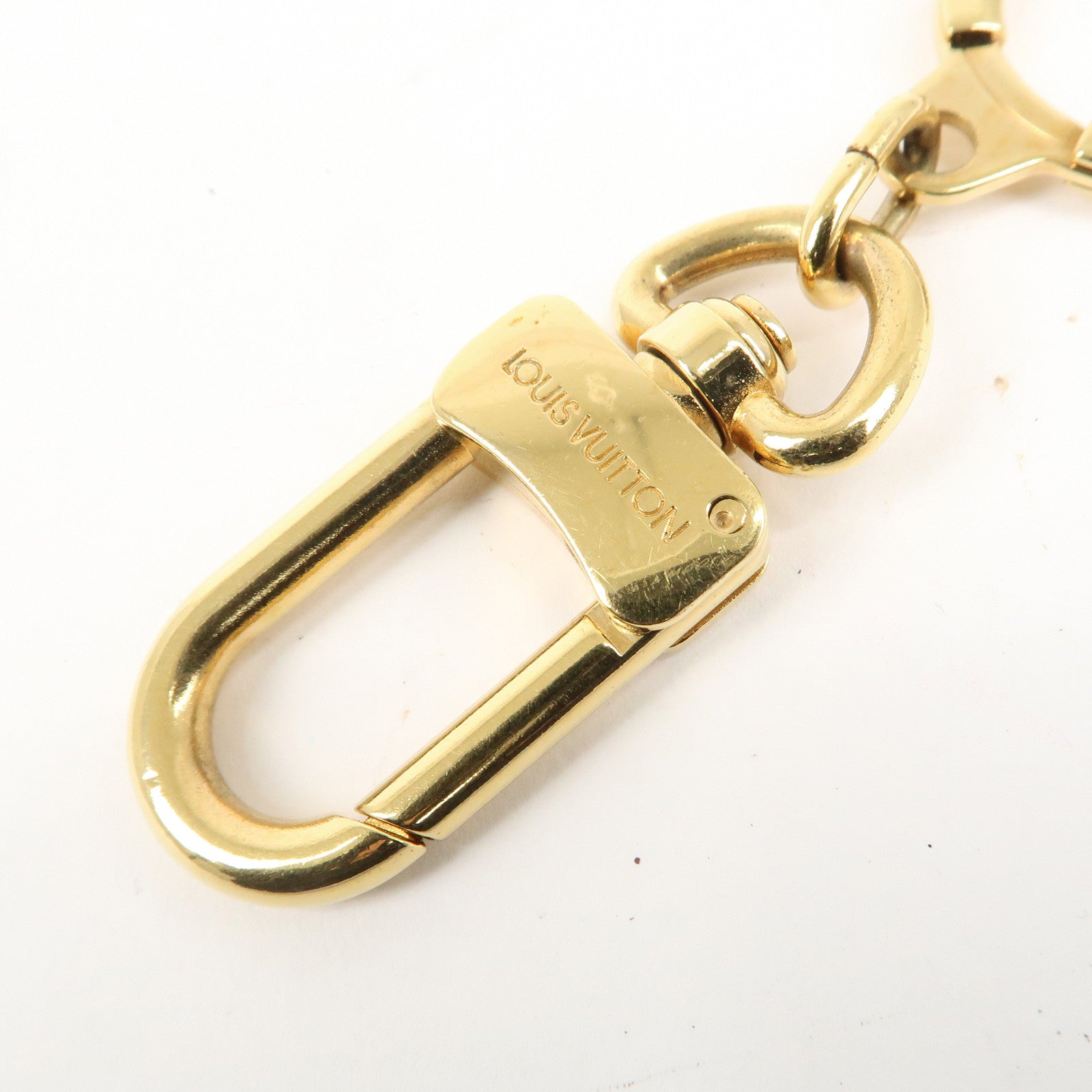 Louis Vuitton Set of 2 Ano Cles Key Chain Key Charm Gold M62694