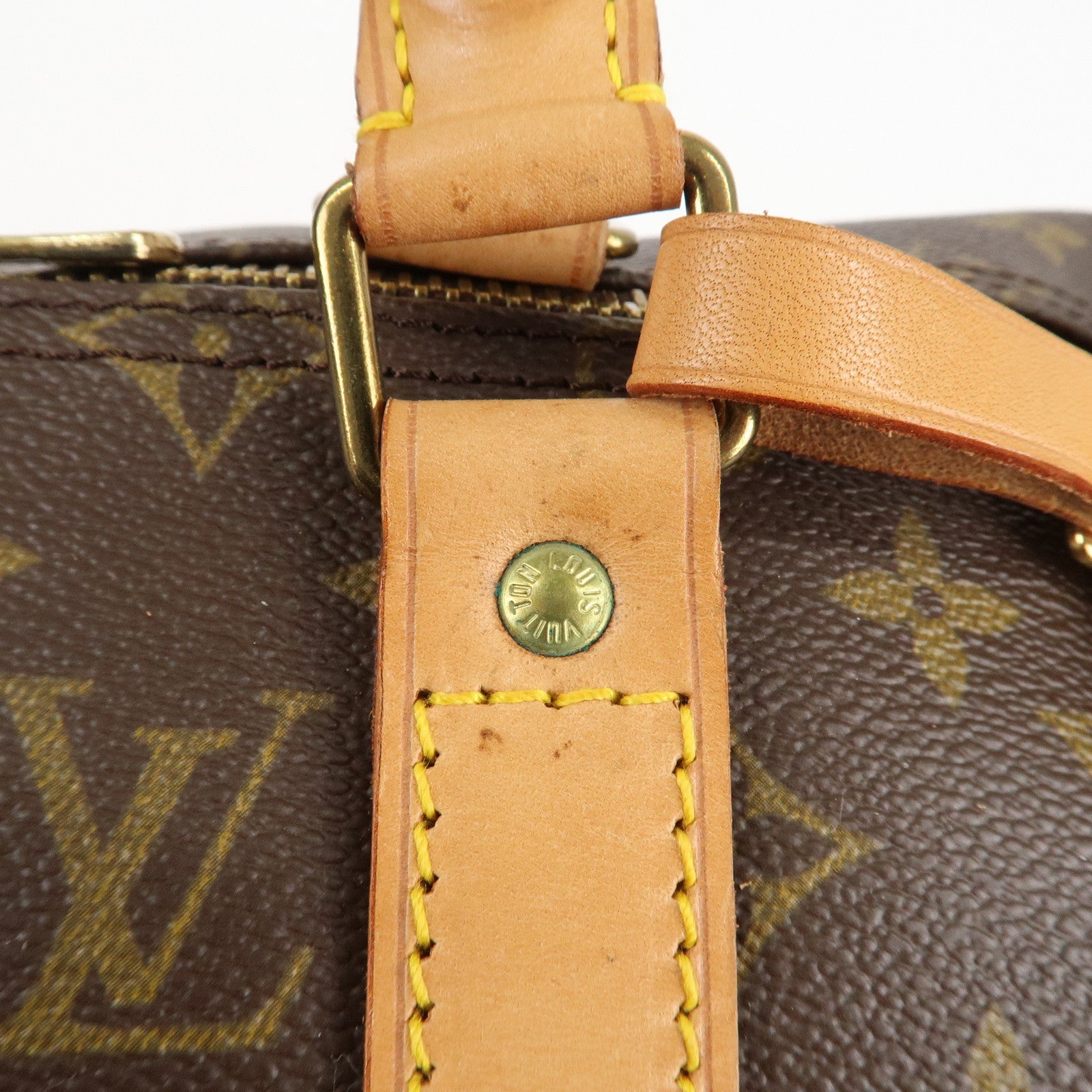 Louis Vuitton Monogram Keep All Bandouliere 50 Boston Bag M41416 Used