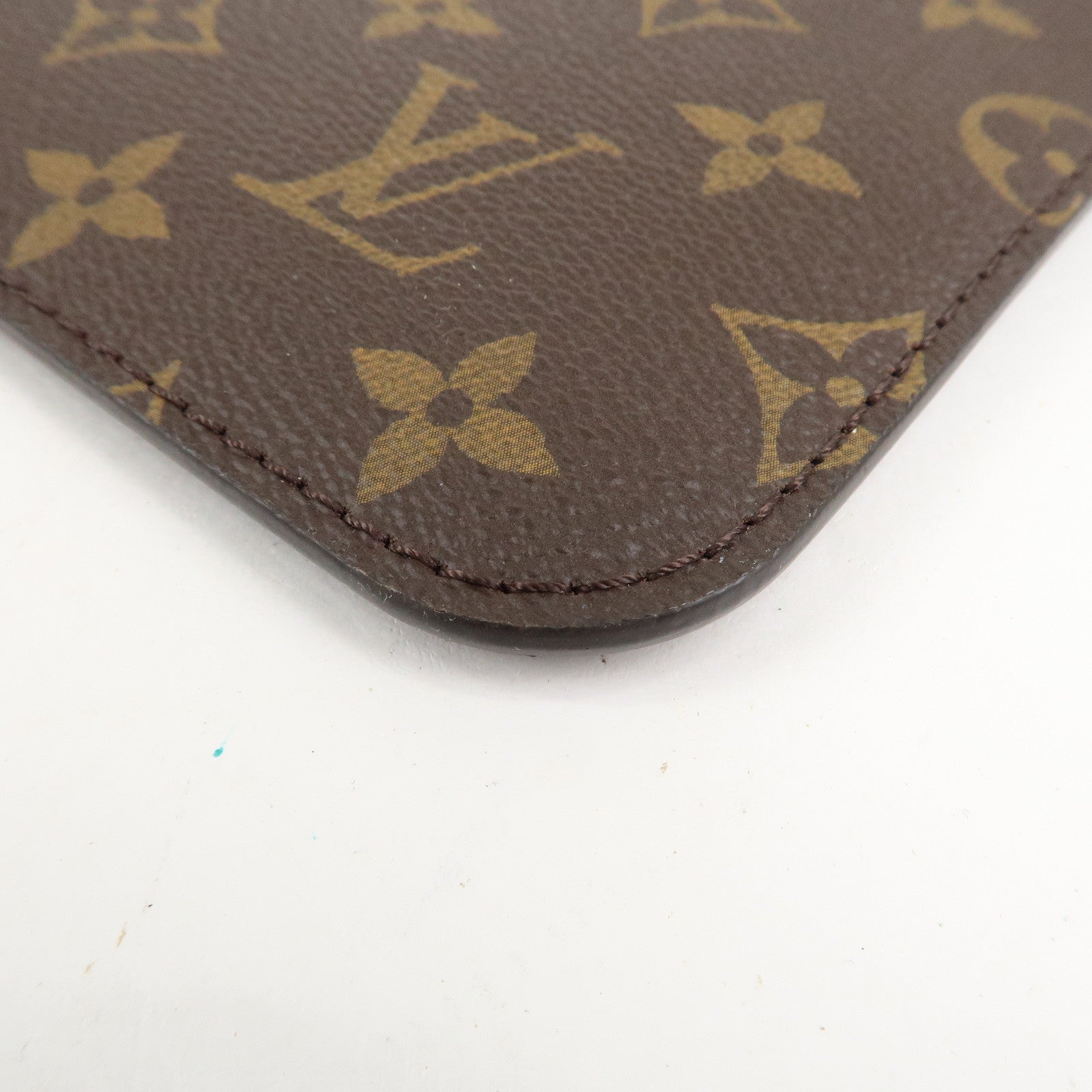 Louis Vuitton Monogram Pouch for Neverfull MM Brown Used