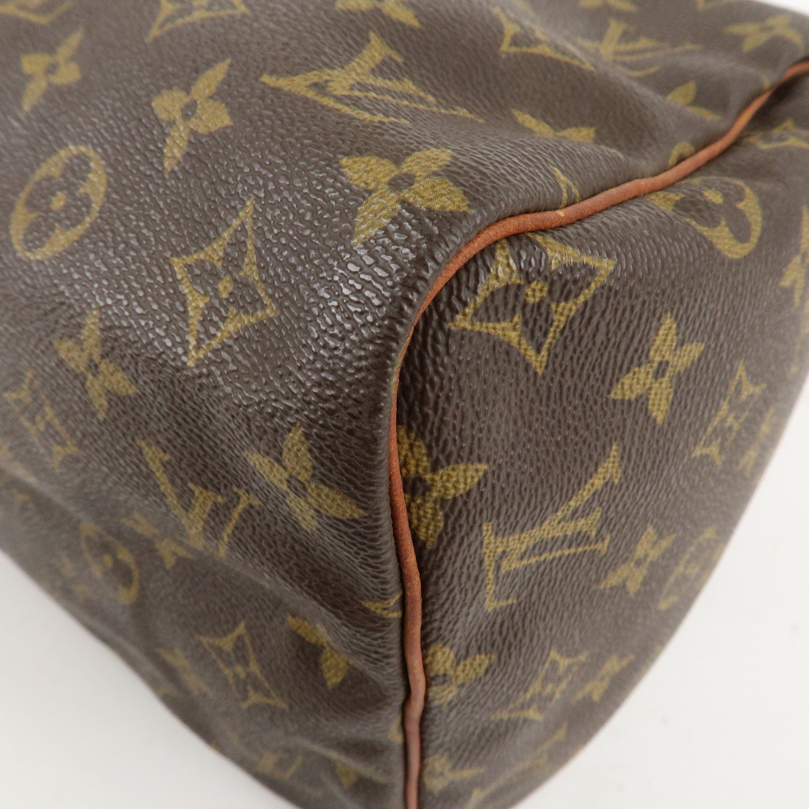 Louis Vuitton Monogram Speedy 30 Hand Bag Boston Bag M41526 Used