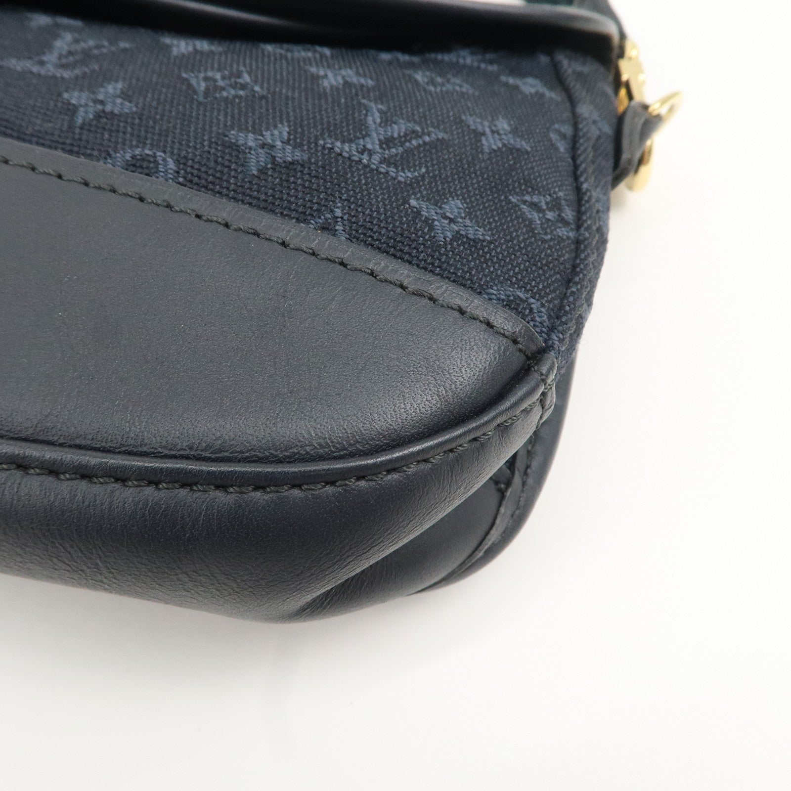 Louis Vuitton Monogram Mini Marjorie Shoulder Bag Blue M92692 Used