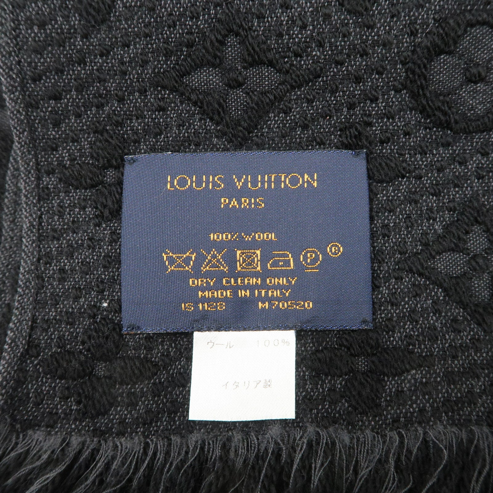 Louis Vuitton Monogram Escharpe Monogram Classic Noir M70520	Used F/S Used