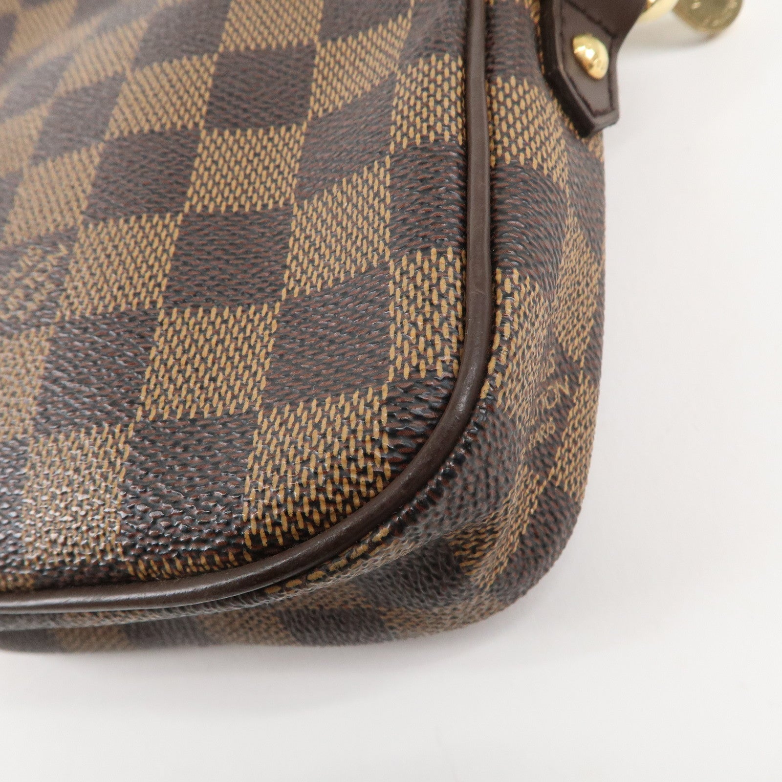 Louis Vuitton Damier Rift Shoulder Bag Brown N60009