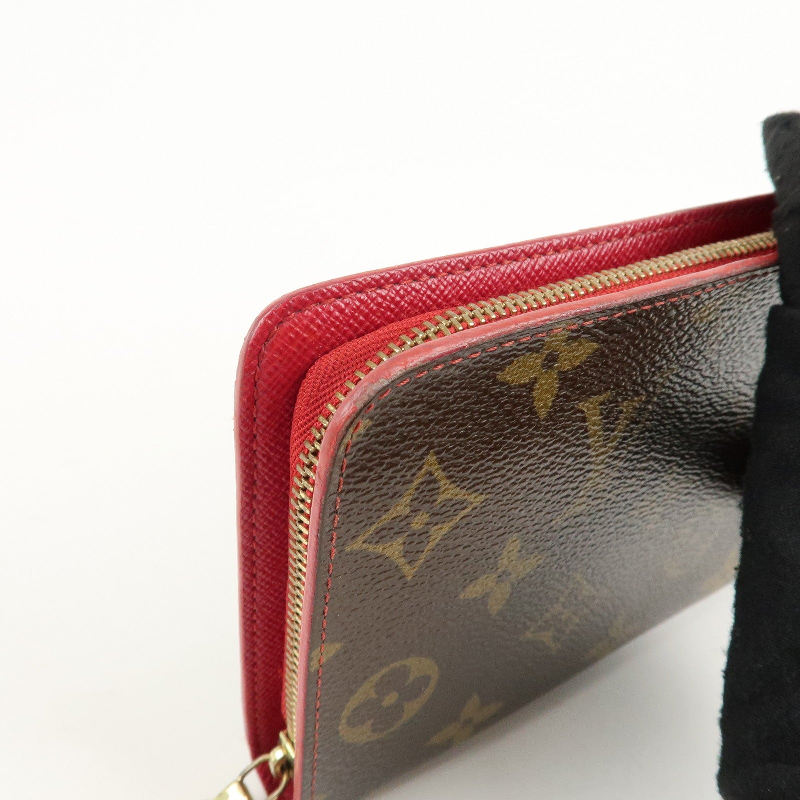 Louis Vuitton Monogram Cherry Porte Monnaie Zip Long Wallet M95006