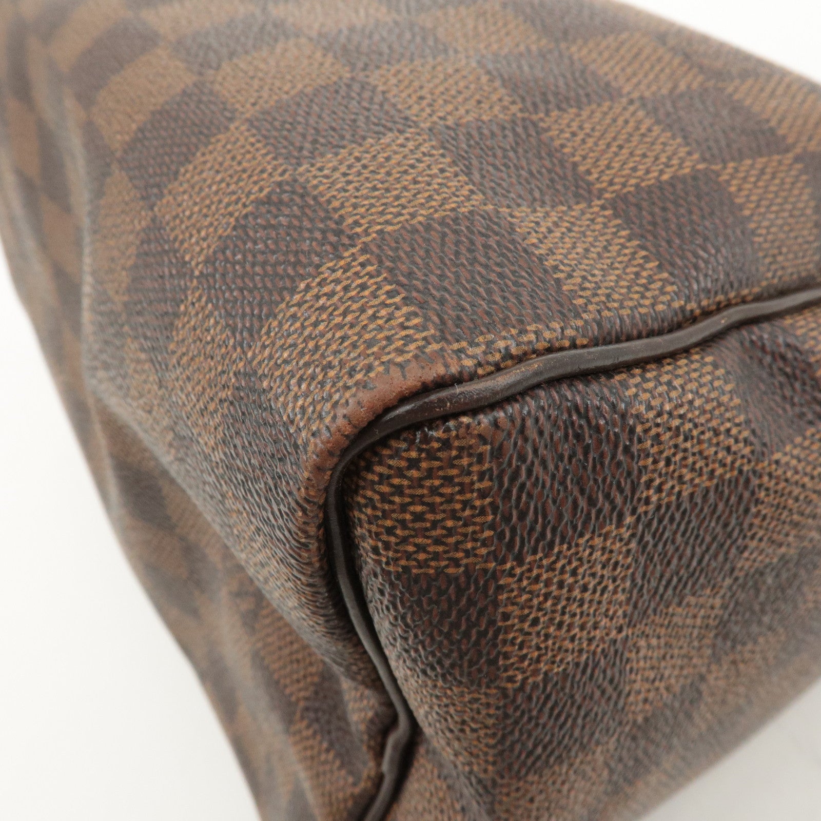 Louis Vuitton Damier Ebene Speedy 25 Hand Bag Boston Bag N41532