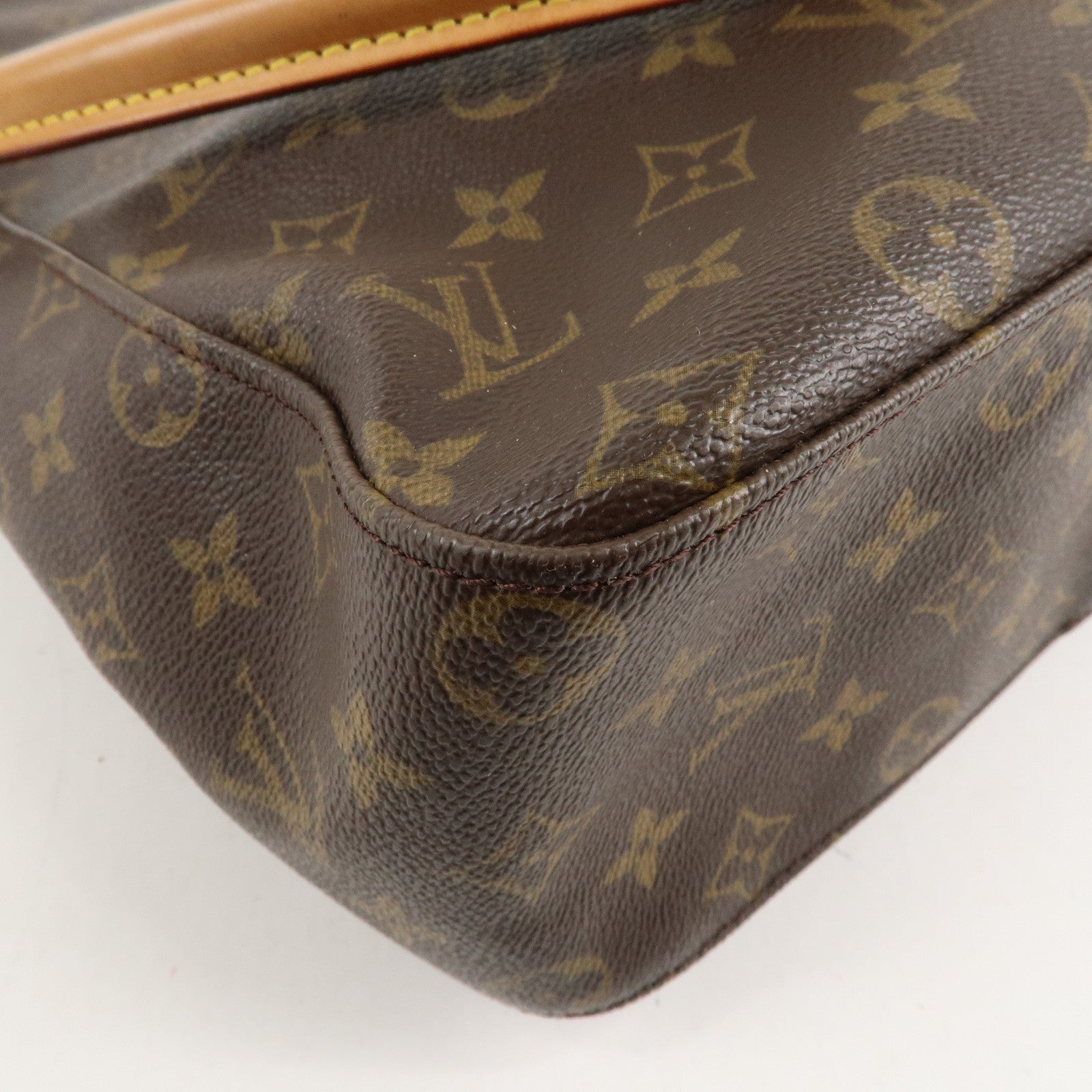 Louis Vuitton Monogram Looping GM Shoulder Bag Brown M51145