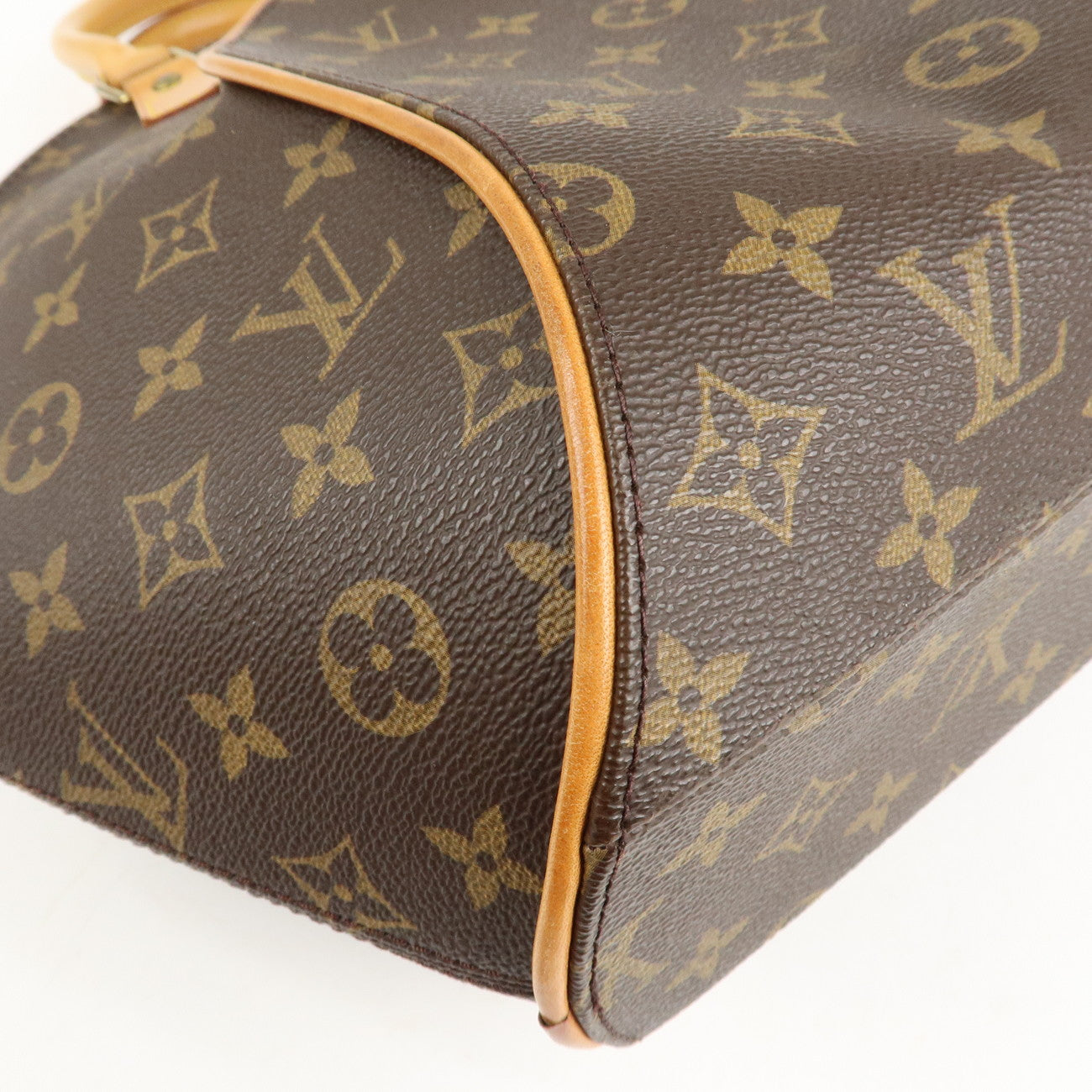 Louis Vuitton Monogram Ellipse MM Hand Bag Brown M51126 Used