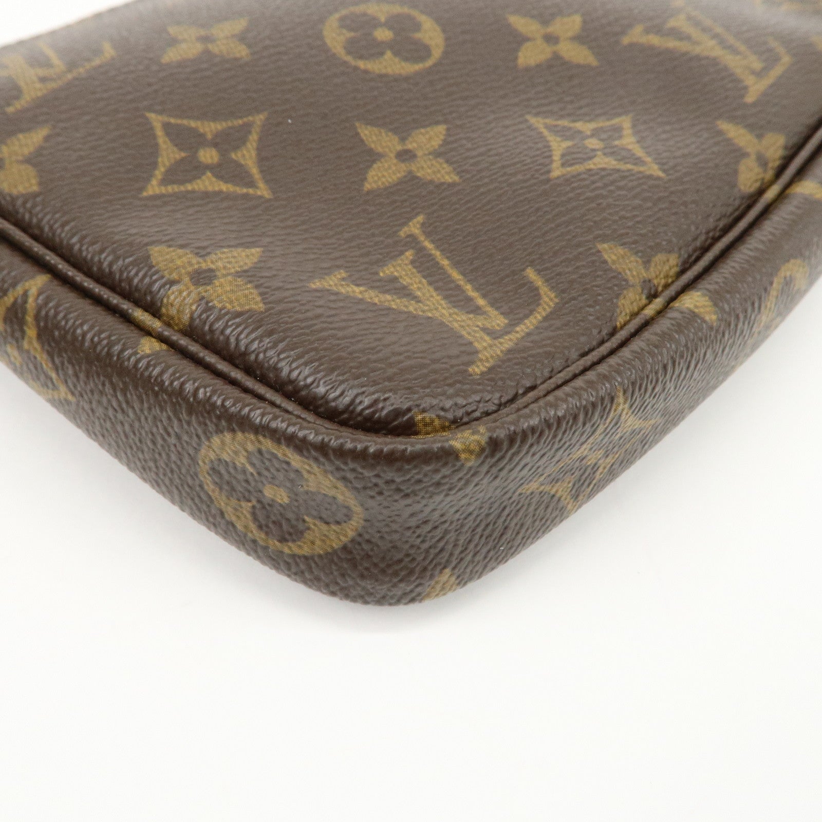 Louis Vuitton Monogram Pochette Accessoires Pouch Hand Bag  M51980 Used