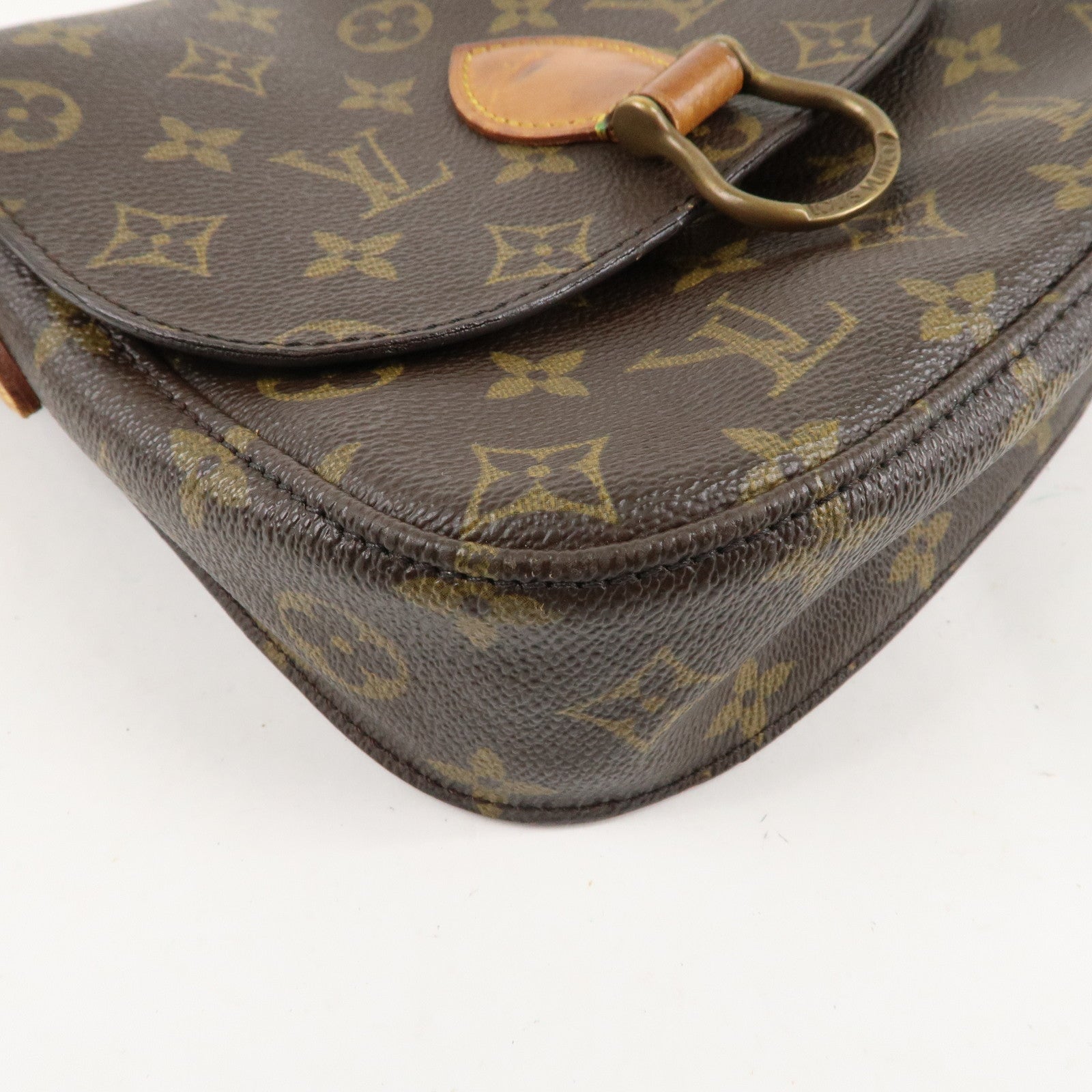 Louis Vuitton Monogram Saint Cloud MM Shoulder Bag Brown M51243