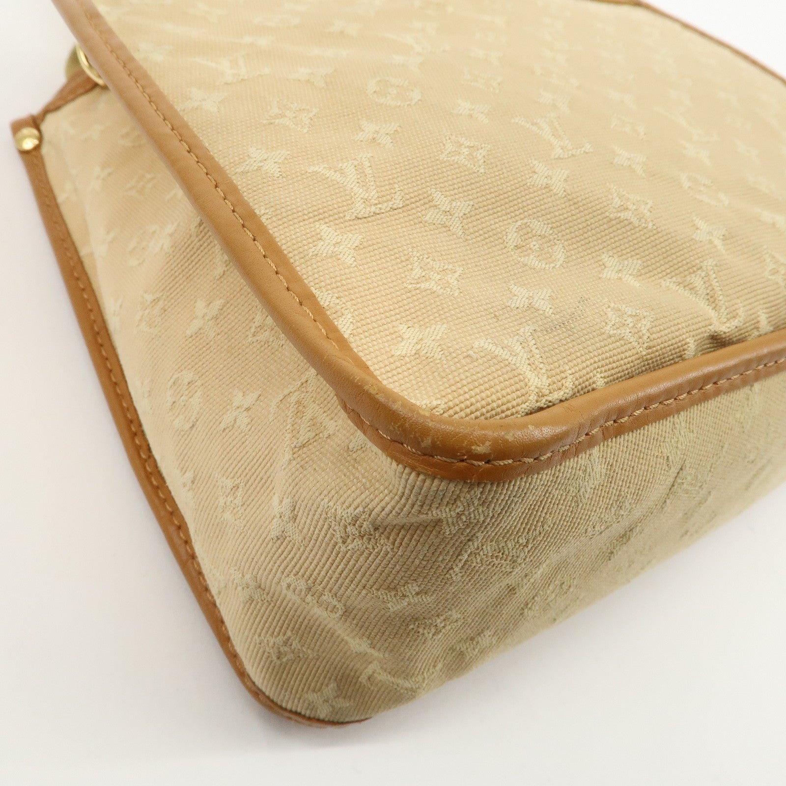 Louis Vuitton Monogram Mini Sac Catherine Hand Bag Beige M92328