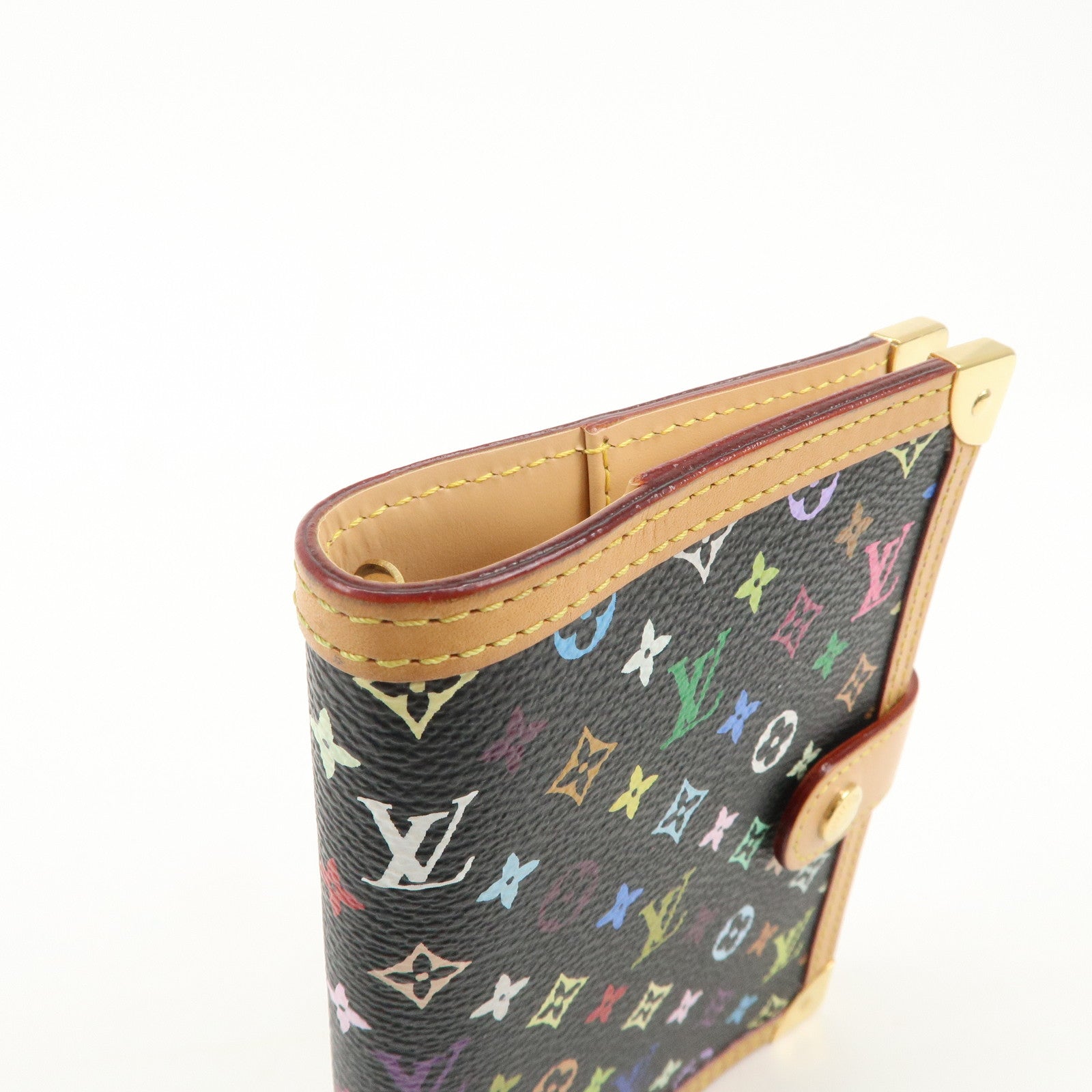 Louis Vuitton Monogram Multi Color Agenda PM Planner Cover R20895 Used