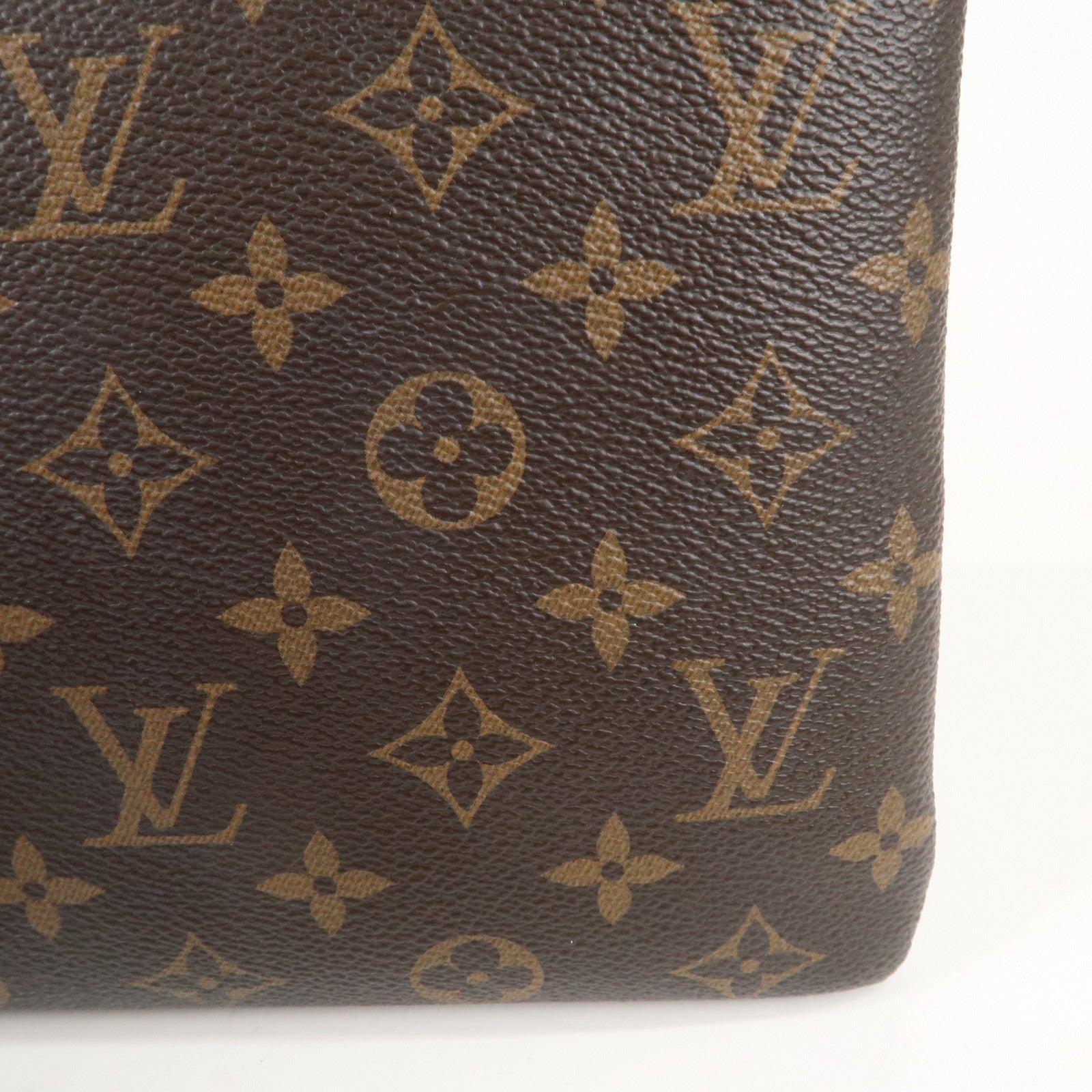 Louis Vuitton Monogram Daily Pouch Clutch Bag Noir Brown M62048