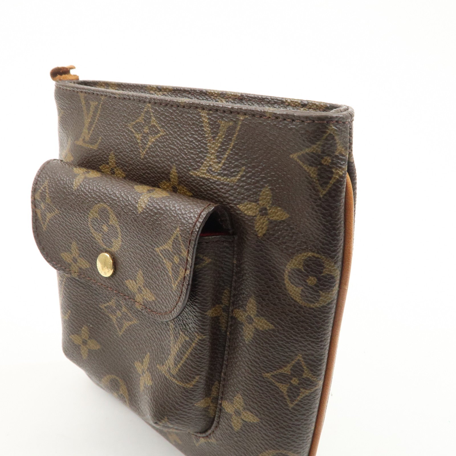 Louis Vuitton Monogram Partition Pouch Clutch Bag M51901 Used