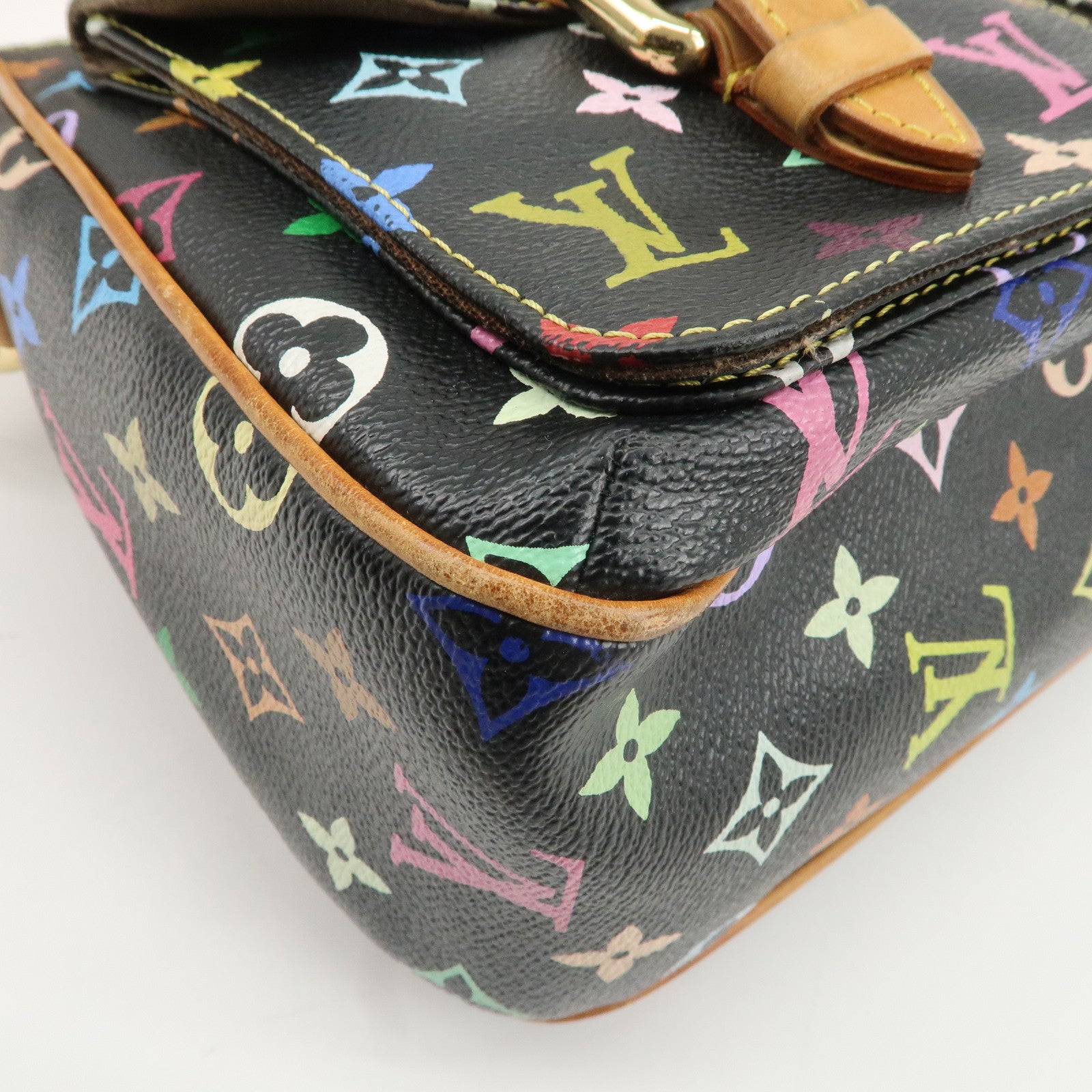 Louis Vuitton Monogram Multicolor Lodge GM Shoulder Bag M40052 Used