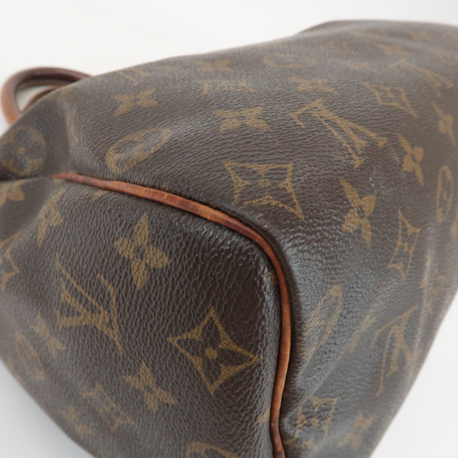 Louis Vuitton Monogram Speedy 25 Hand Bag Boston Bag M41528 Used