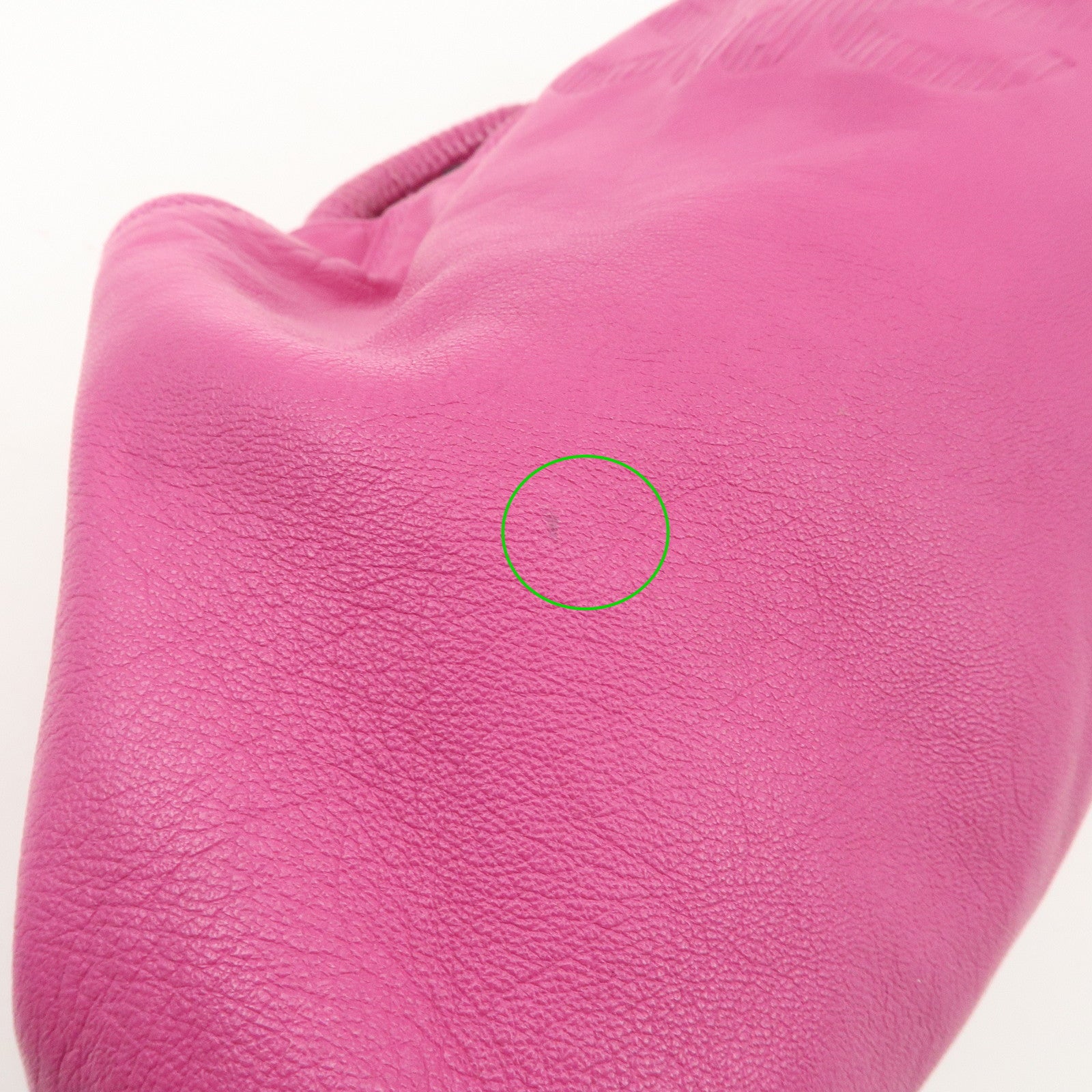 LOEWE Anagram Leather Nappa Aire Hand Bag Pink