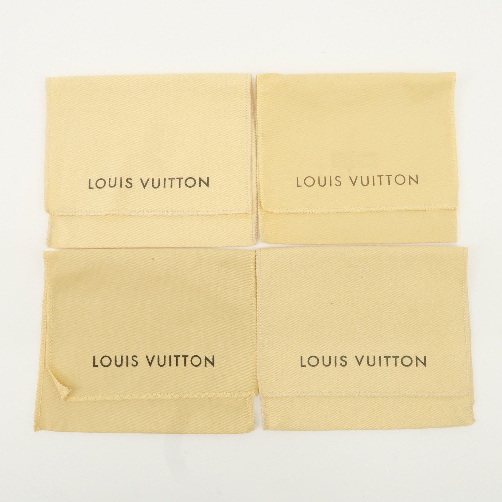 Louis Vuitton Set of 15 Dust Bag Storage Bag Beige Used