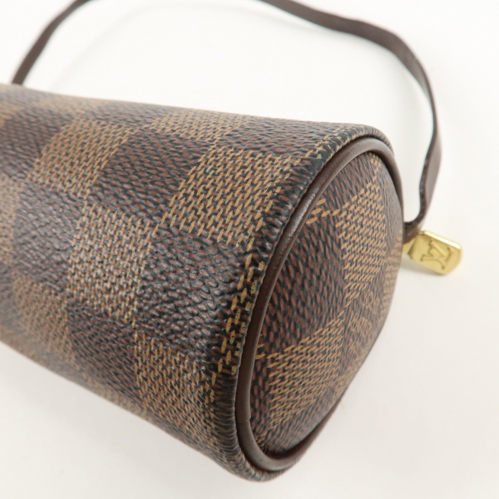 Louis Vuitton Damier Ebene Pouch For Papillon Bag Brown Used