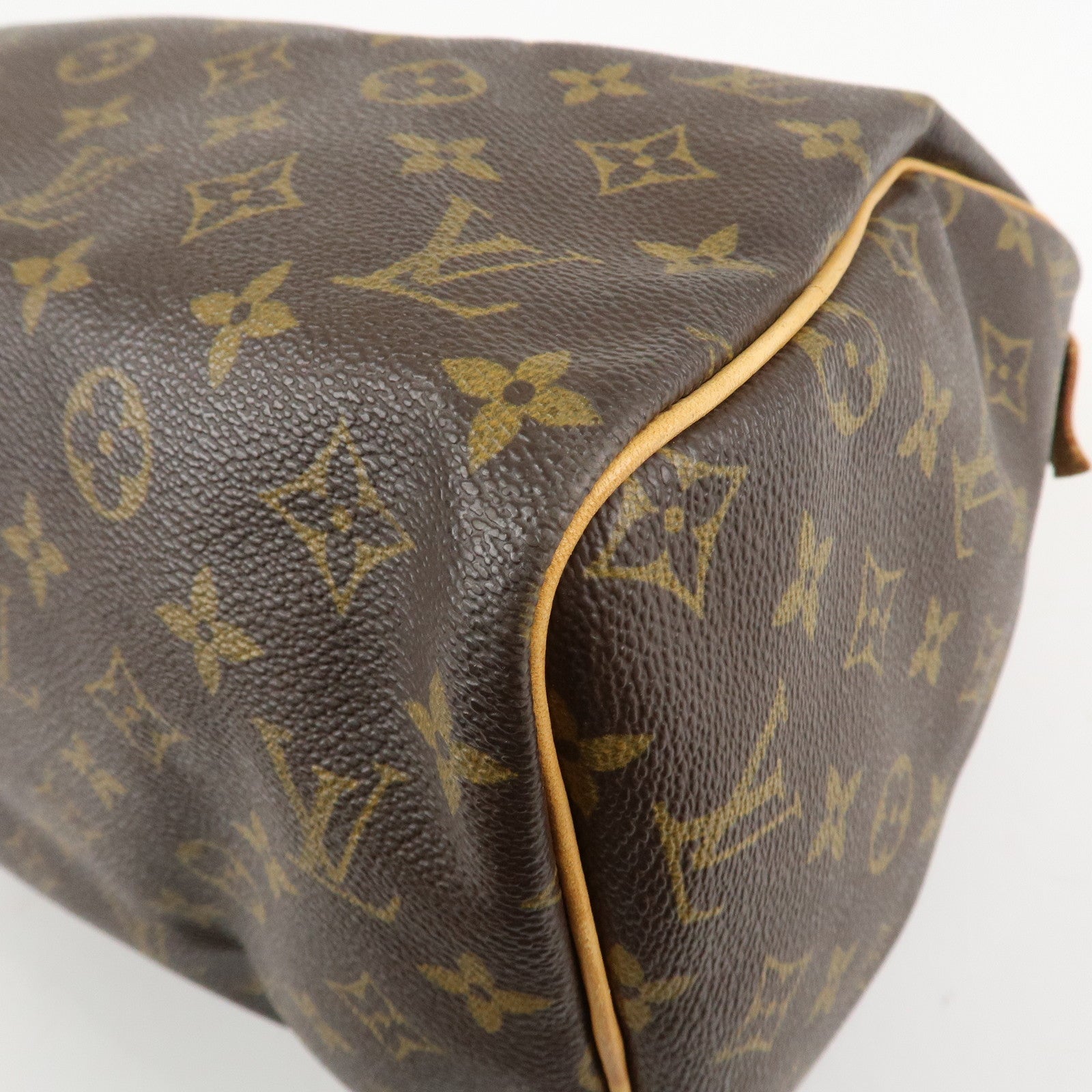 Louis Vuitton Monogram Speedy 30 Hand Bag Boston Bag M41526 Used