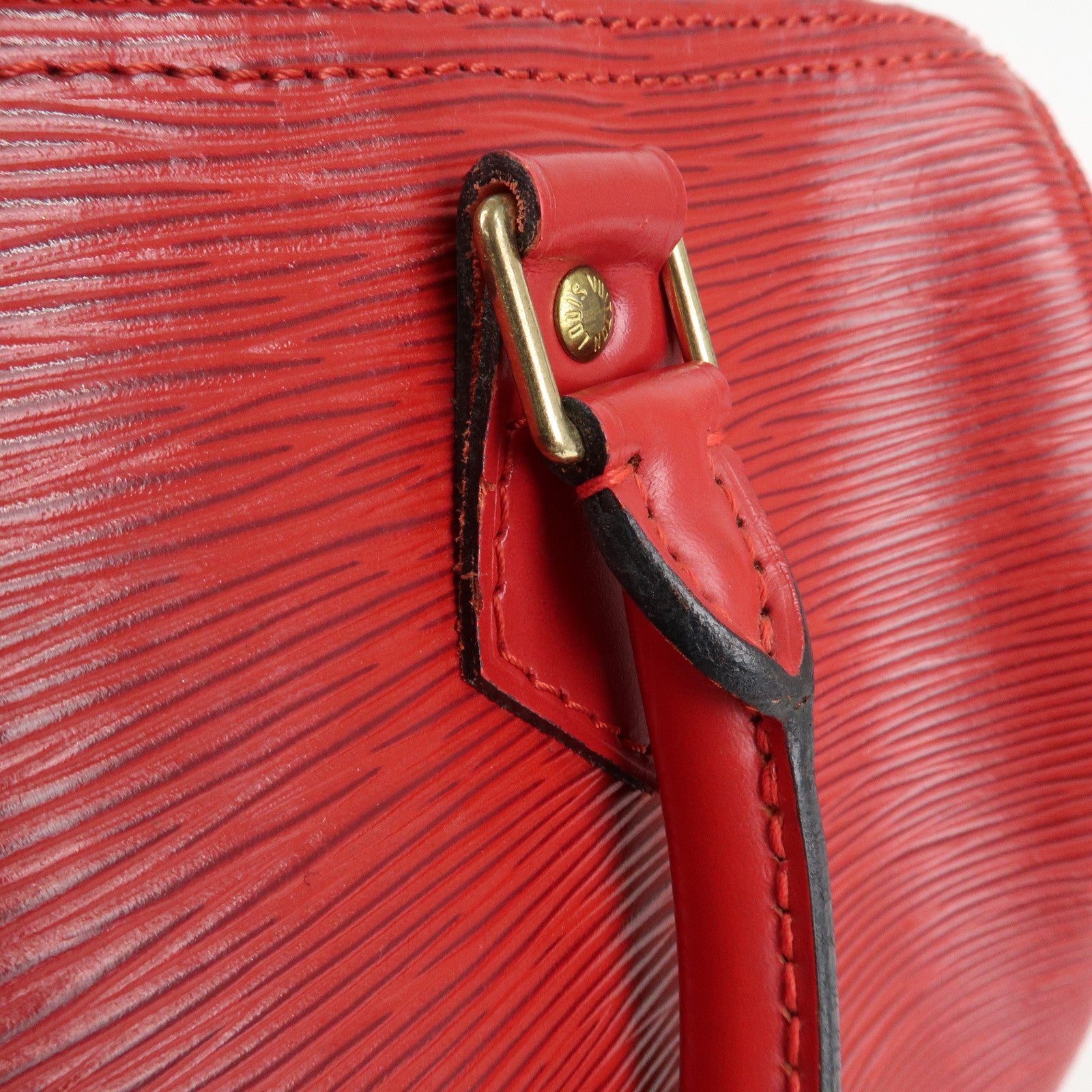 Louis Vuitton Epi Speedy 25 Hand Bag Castilian Red M43017