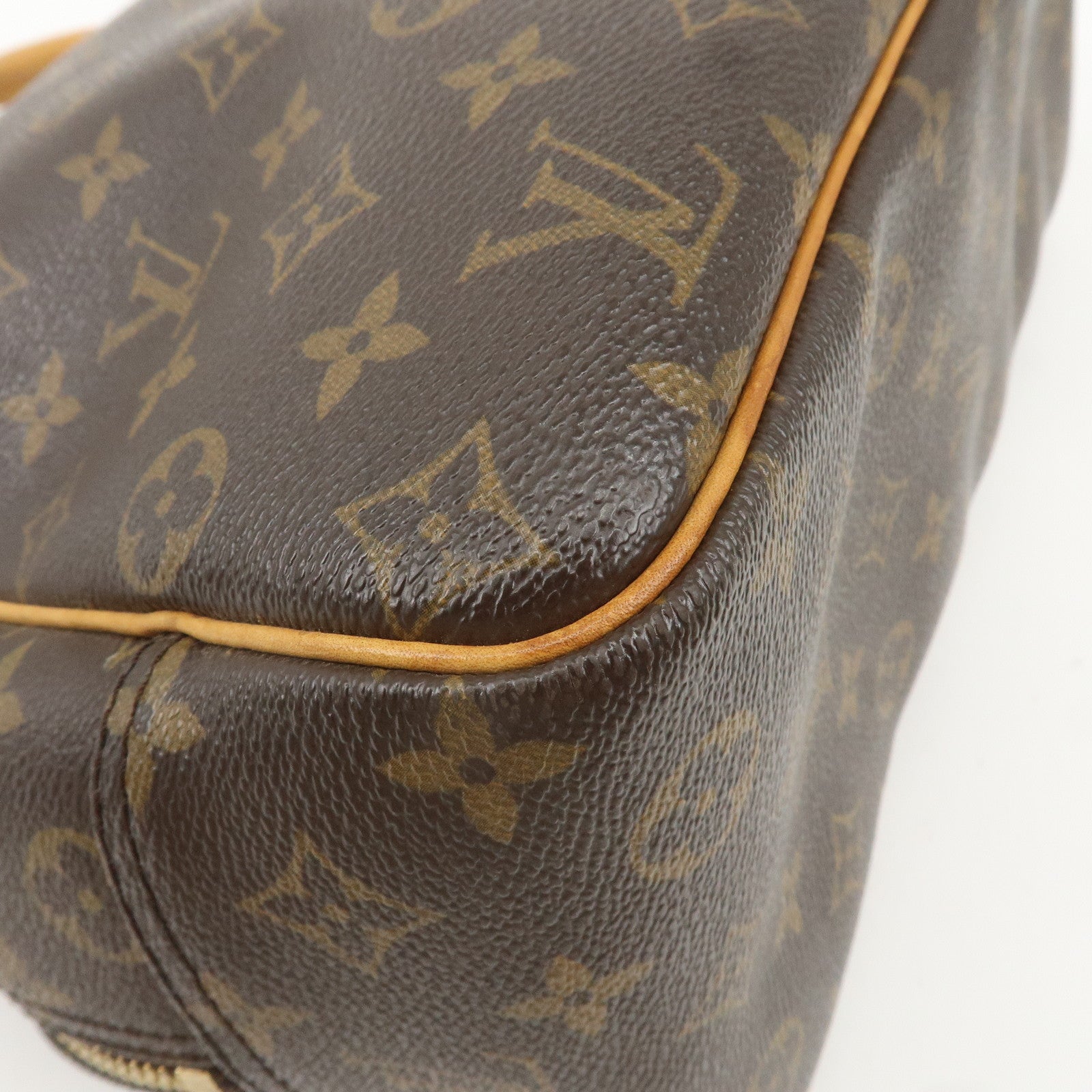 Louis Vuitton Monogram Deauville Hand Bag Brown M47270