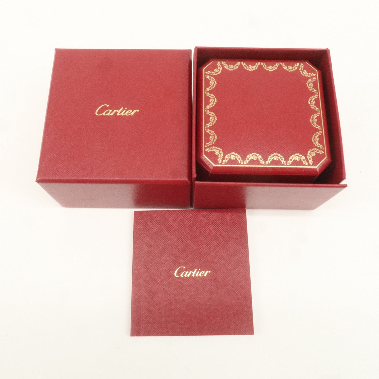 Cartier Set of 2 Ring Box Display Box Jewelry Box For Ring