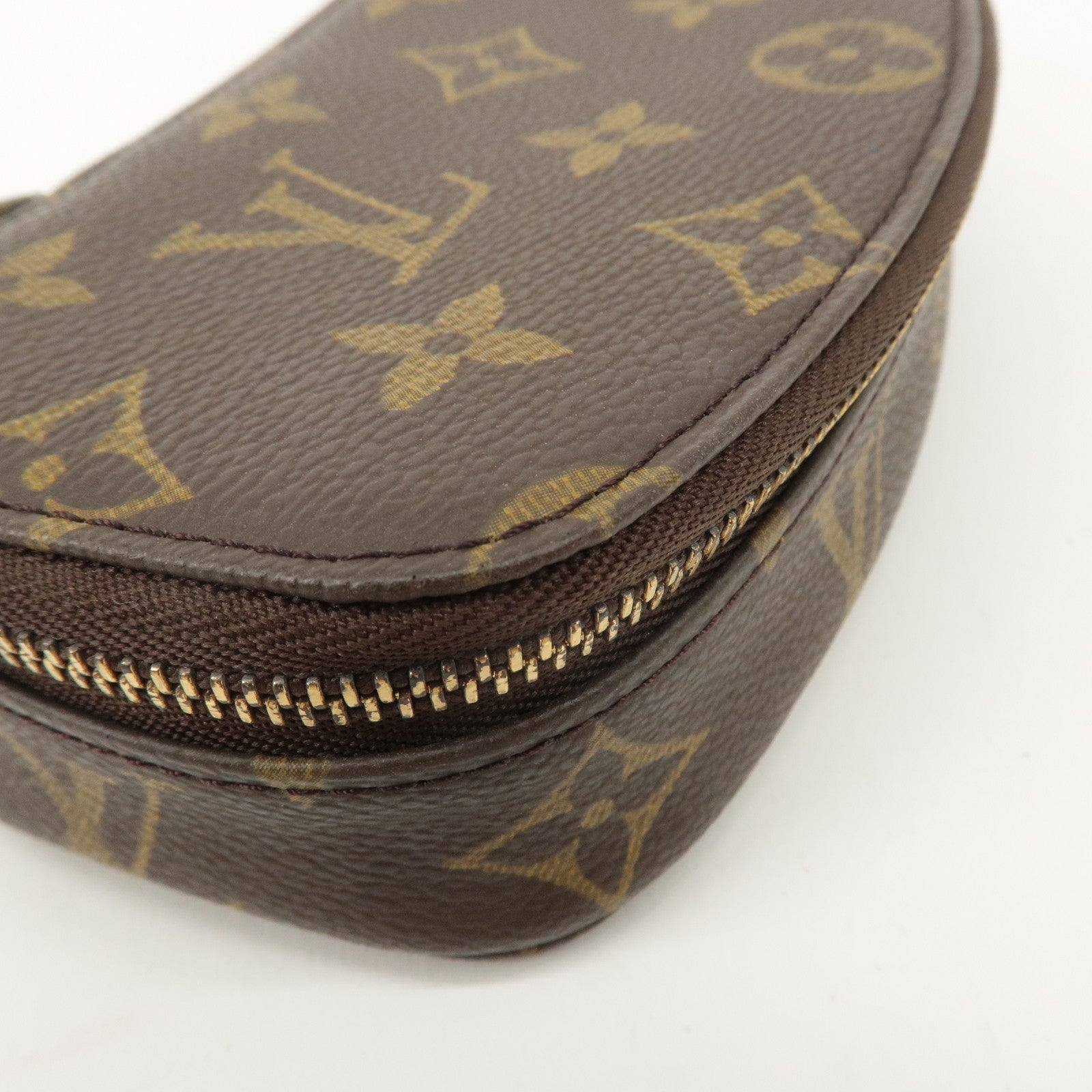 Louis Vuitton Monogram Posh Monte Carlo Pouch Brown M47352 Used