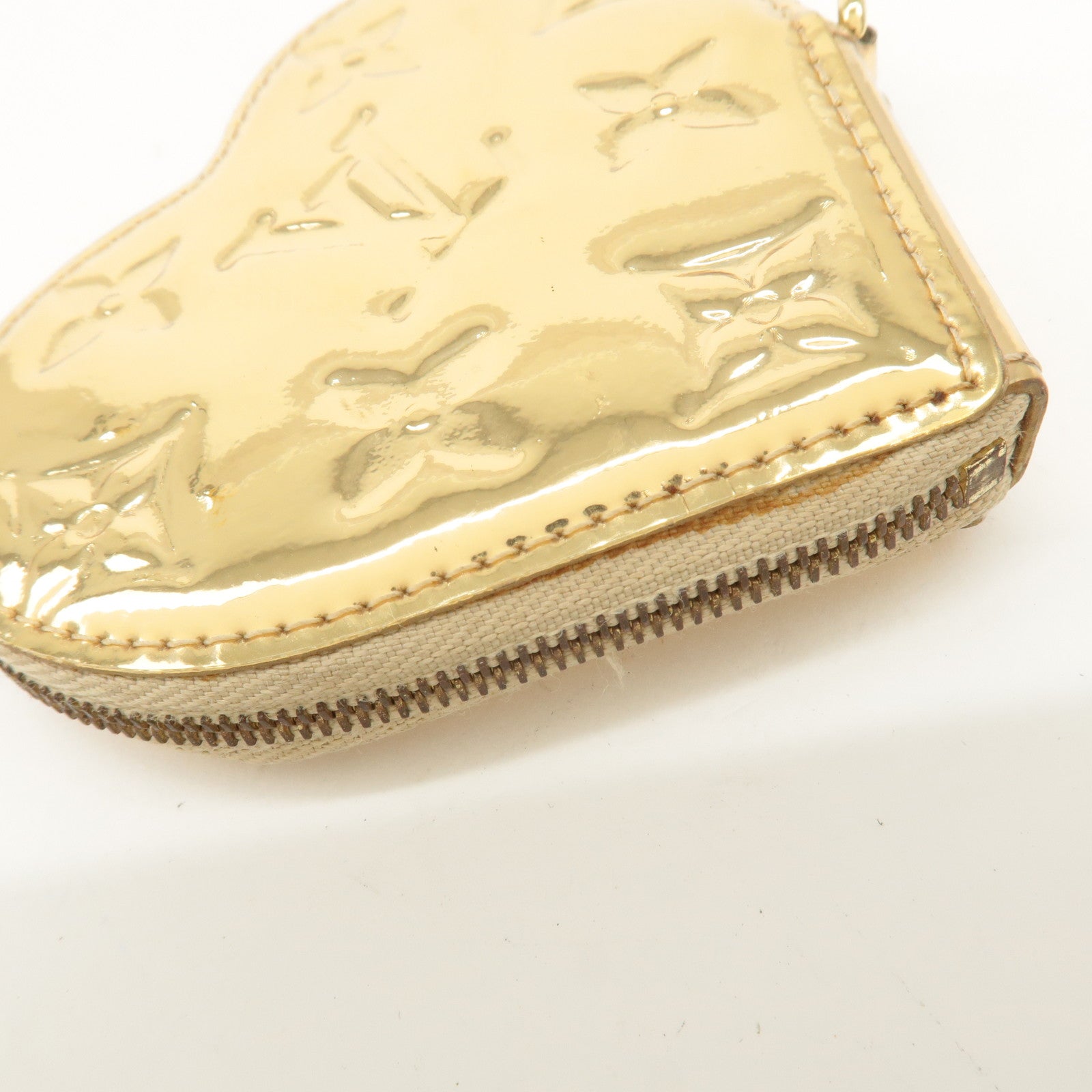 Louis Vuitton Monogram Miroir Porte Monnaie Coeur Coin Case M93567 Used