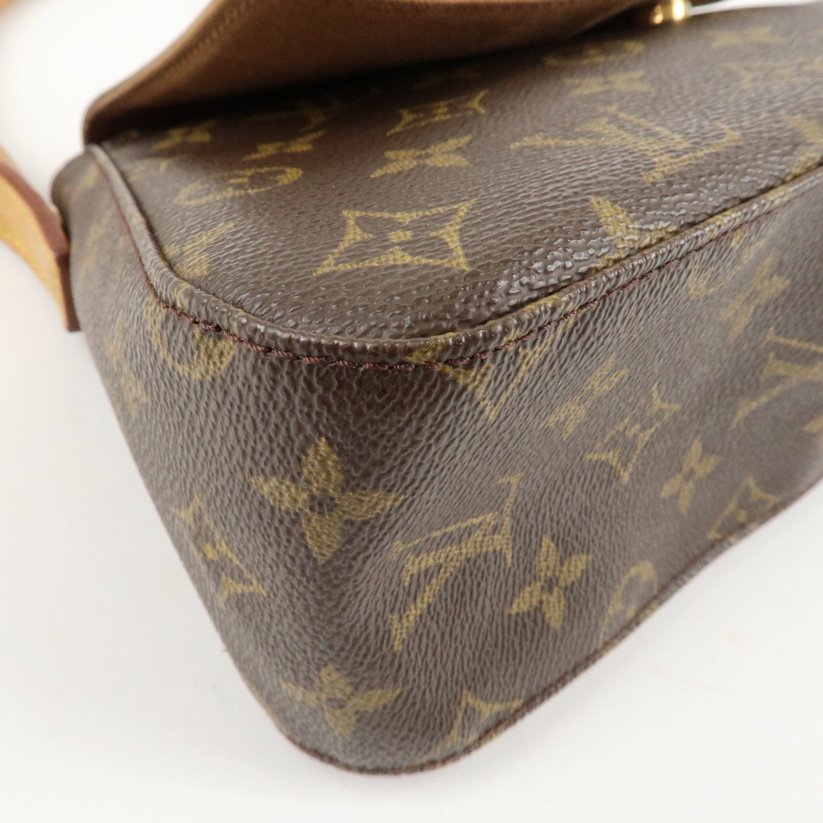 Louis Vuitton Monogram Mini Looping Shoulder Bag Hand Bag M51147 Used