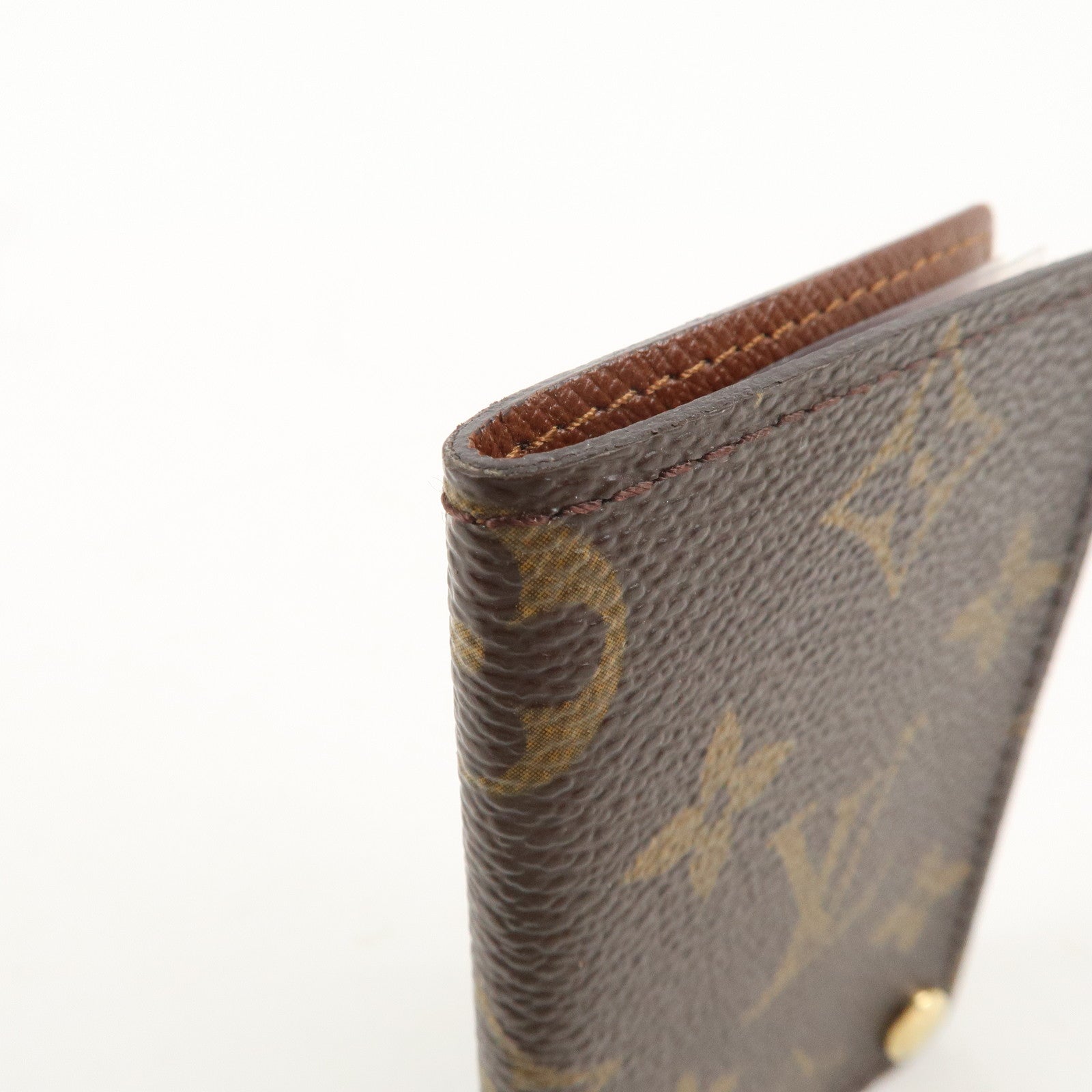 Louis Vuitton Monogram Porte Cartes Credit Pression Brown M60937