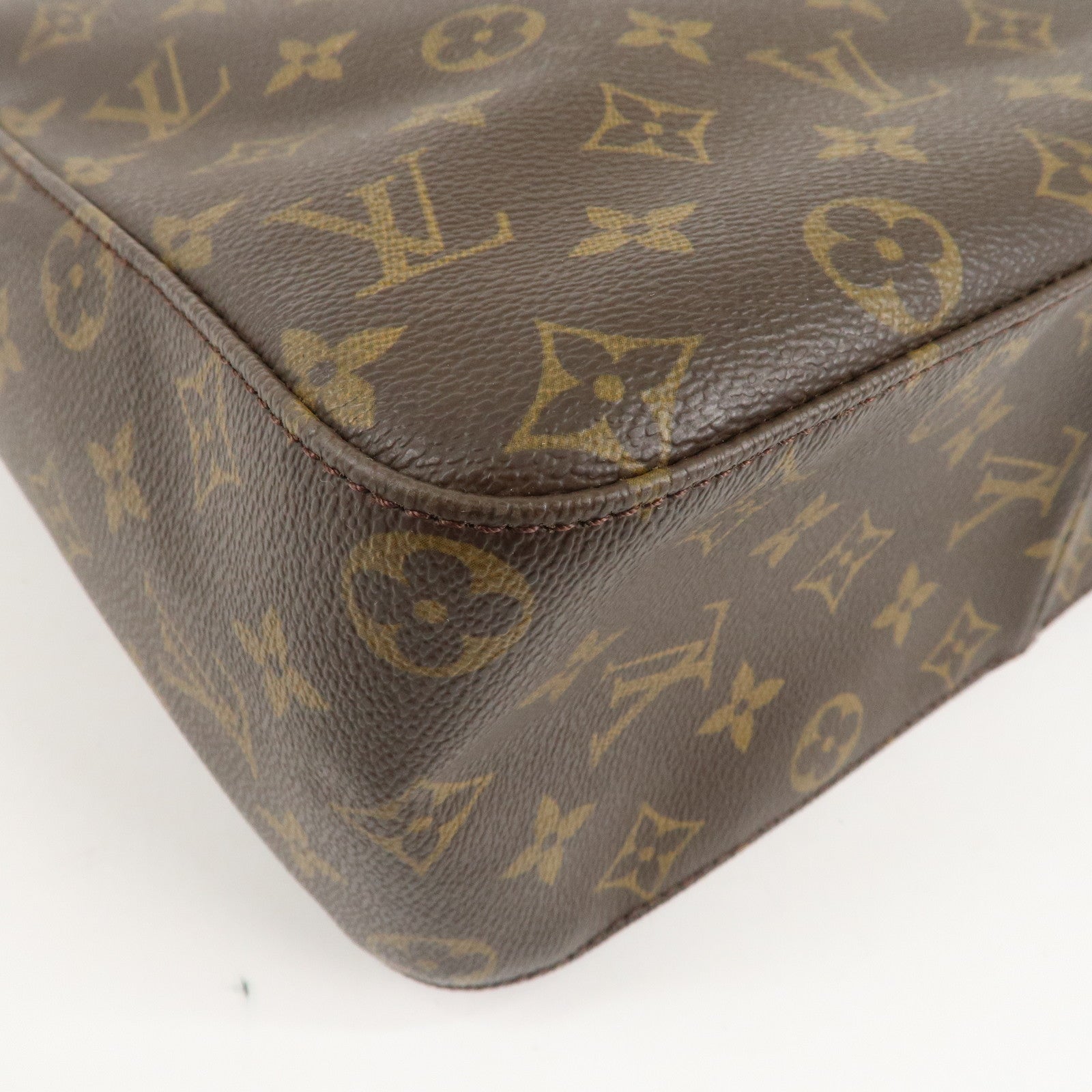 Louis Vuitton Monogram Looping GM Shoulder Bag Brown M51145