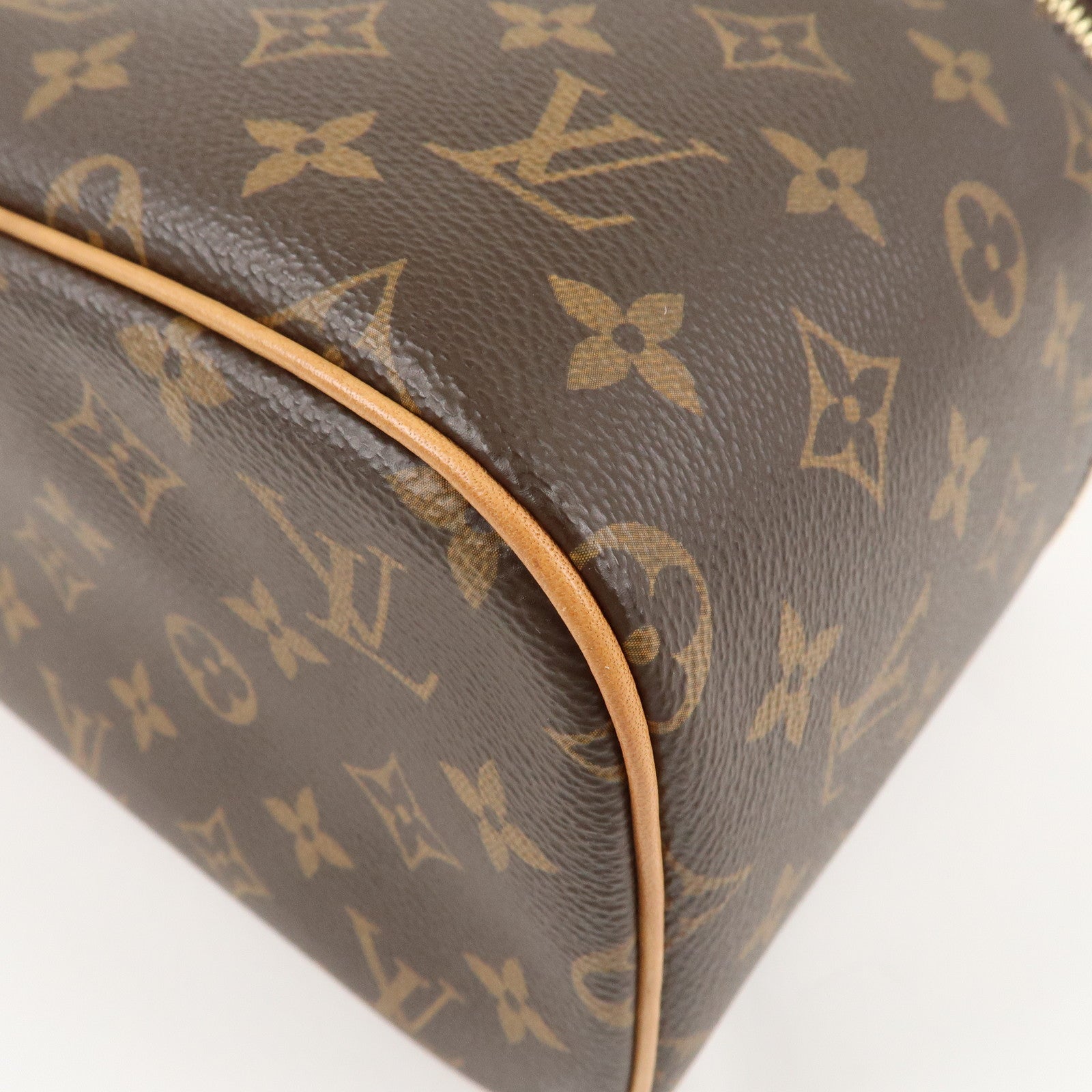 Louis Vuitton Monogram Nice BB Vanity Bag Brown M42265