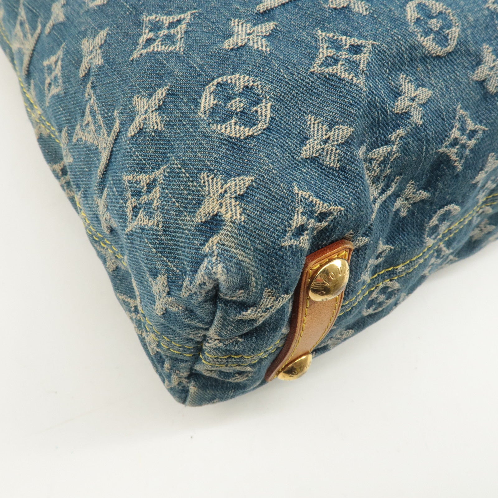 Louis Vuitton Monogram Denim Baggy GM Shoulder Bag M95048