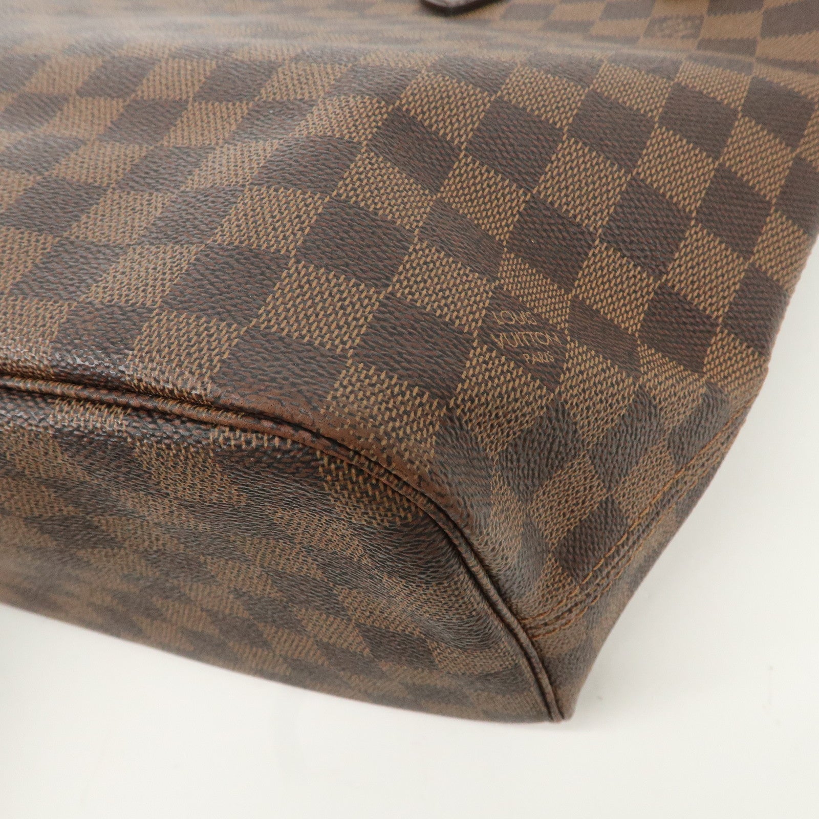 Louis Vuitton Damier Neverfull MM Tote Bag Hand Bag N51105 Used