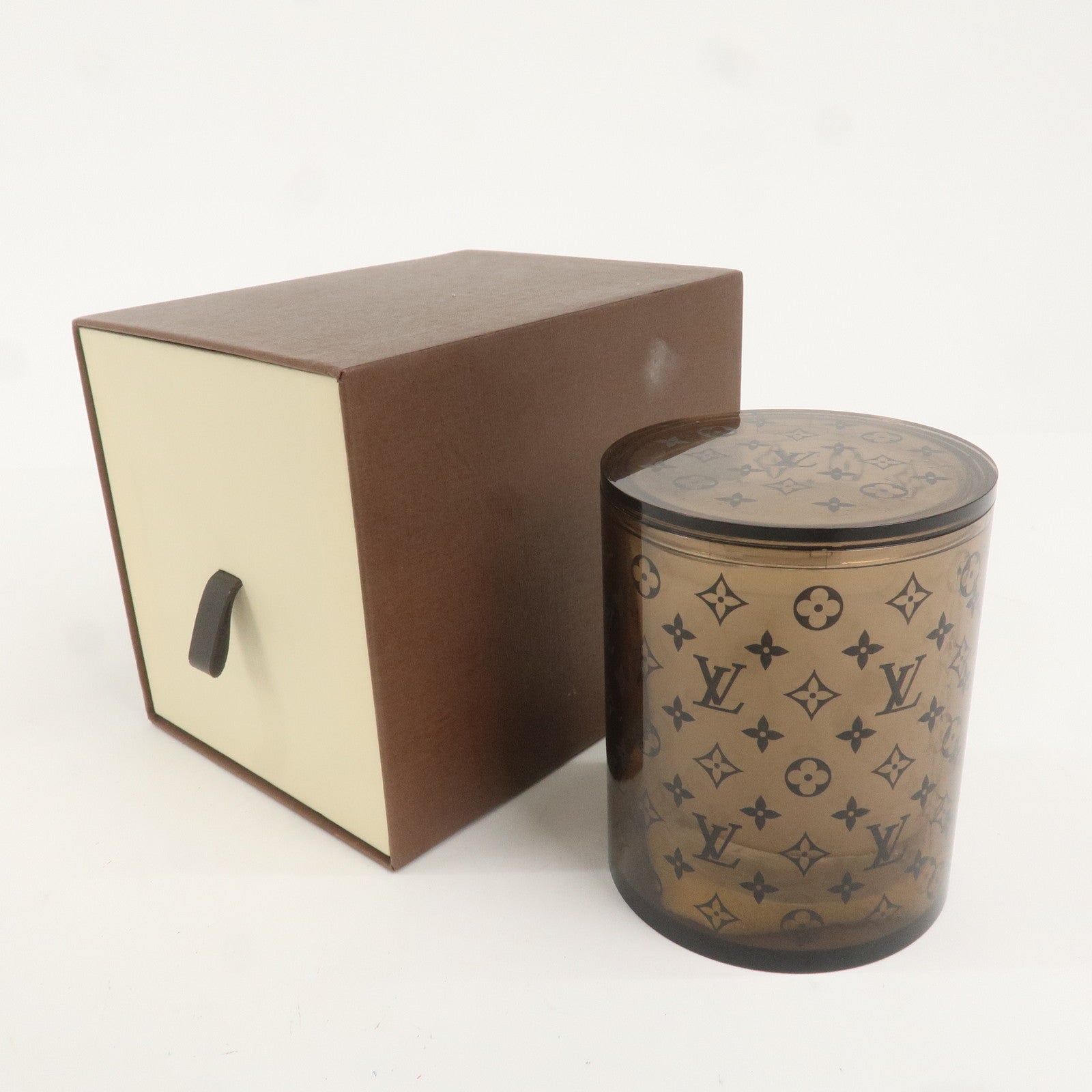 Louis Vuitton Monogram BOUGIE PARFUMEE Aroma Candle Brown