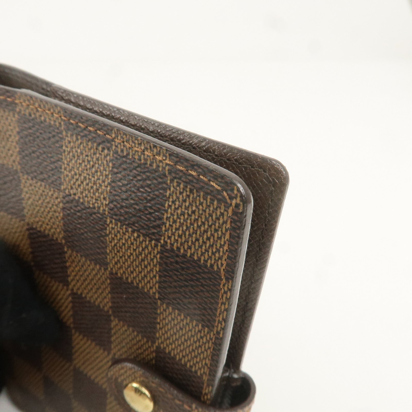 Louis Vuitton Damier Agenda PM Planner Cover Brown R20700