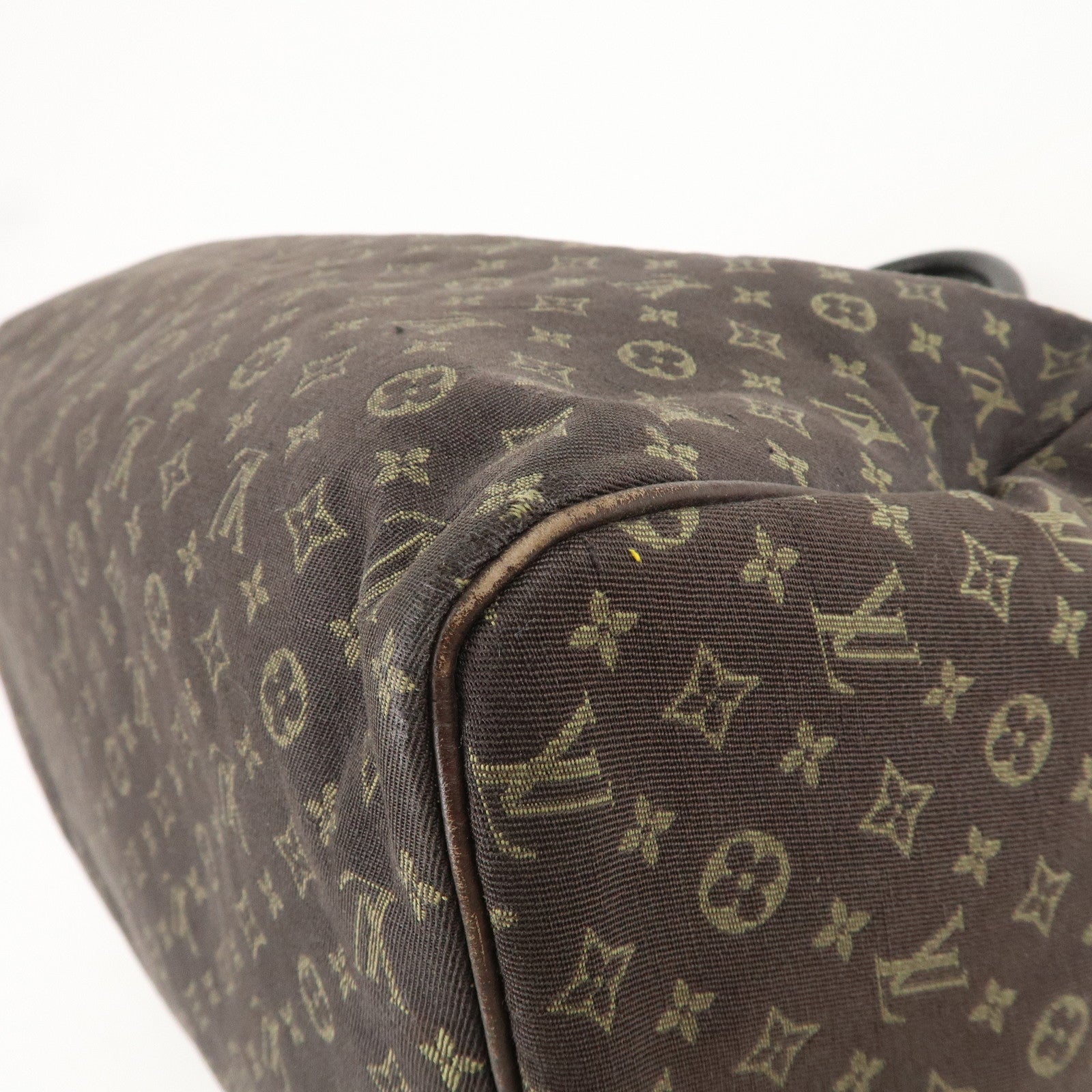 Louis Vuitton Monogram Mini Lin Speedy 30 Boston Bag Ebene M95224