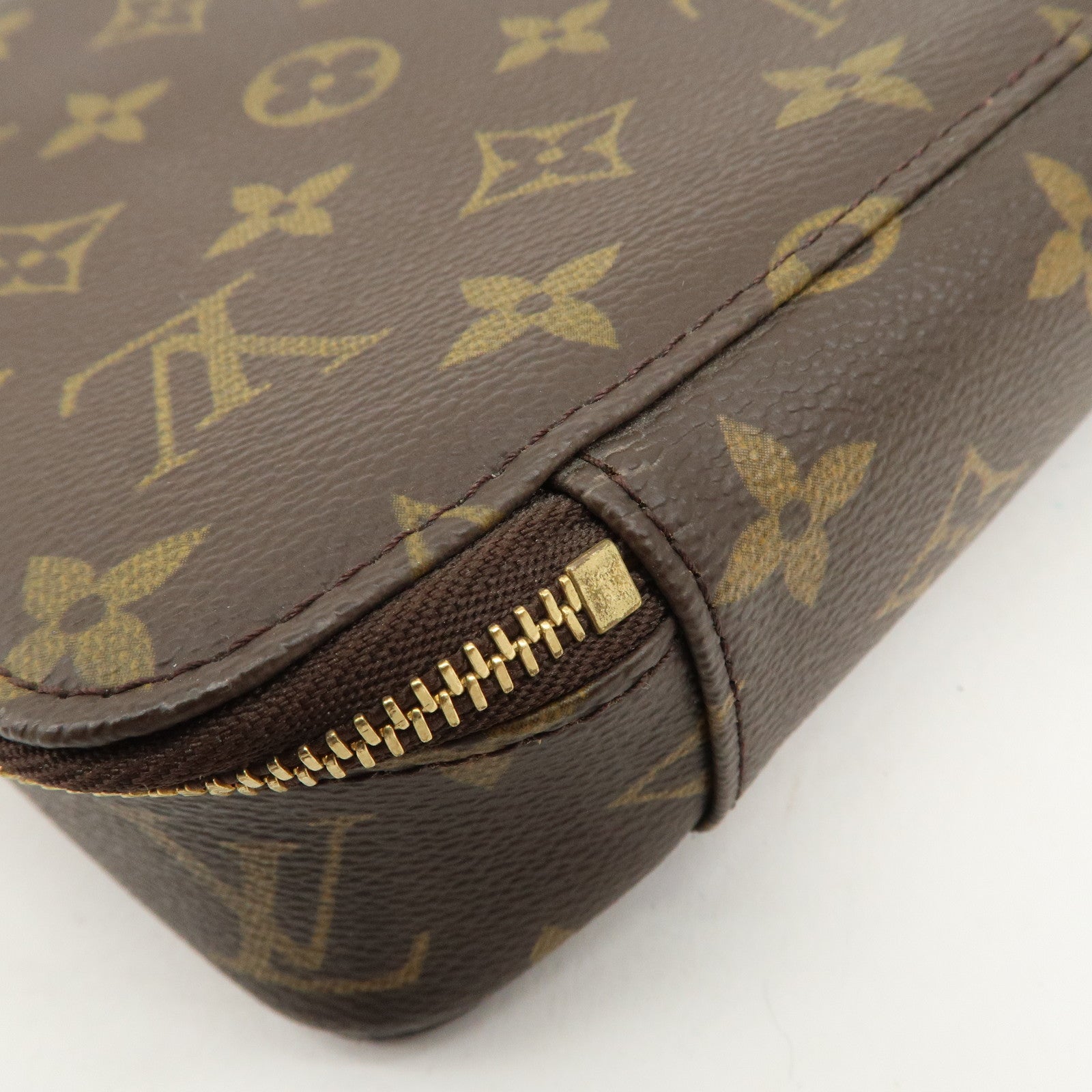 Louis Vuitton Monogram Posh Monte Carlo Pouch Brown M47352 Used