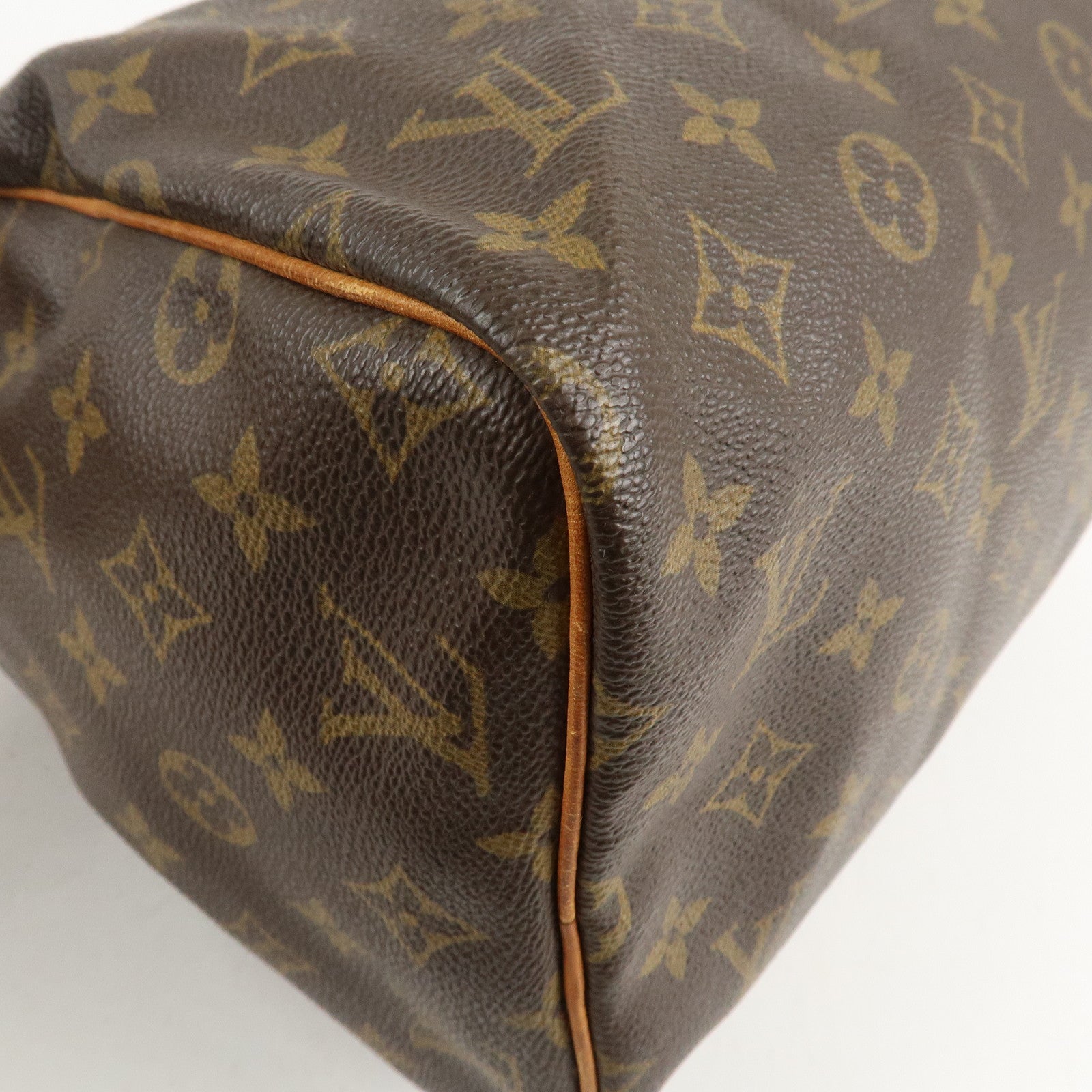 Louis Vuitton Monogram Speedy 30 Hand Bag Boston Bag M41526 Used