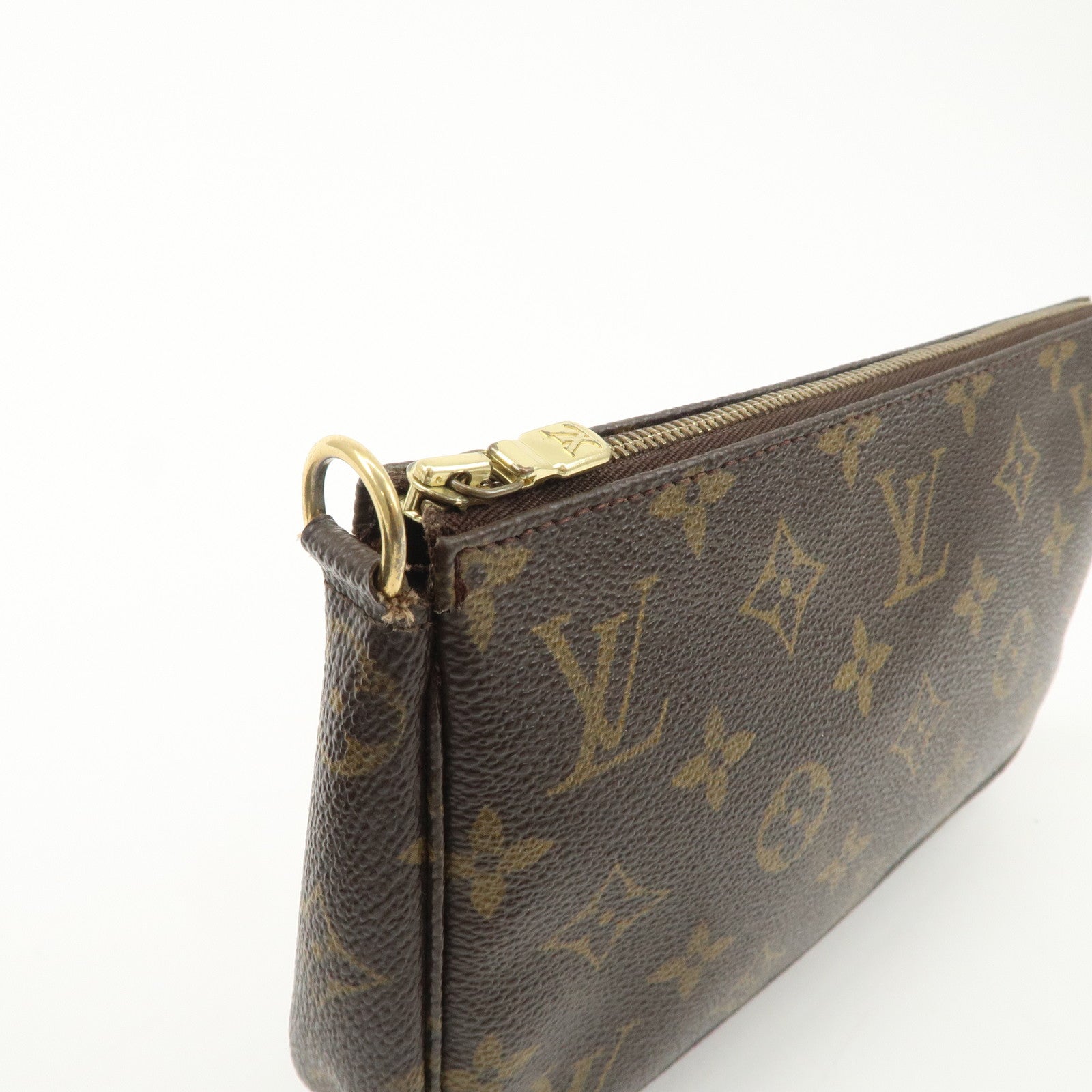 Louis Vuitton Monogram Pochette Accessoires Pouch Brown M51980 Used