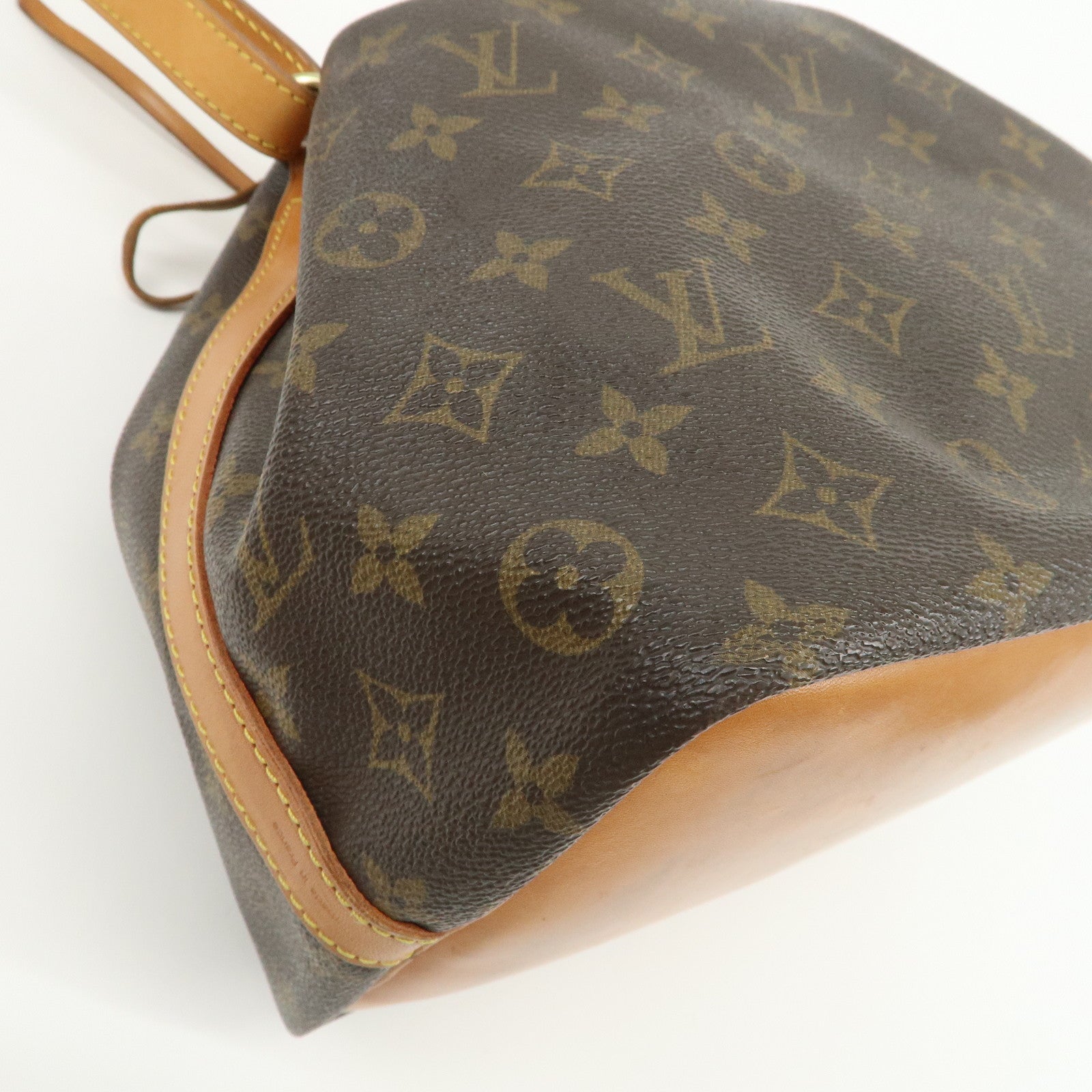 Louis Vuitton Monogram Petit Noe Shoulder Bag Brown M42226